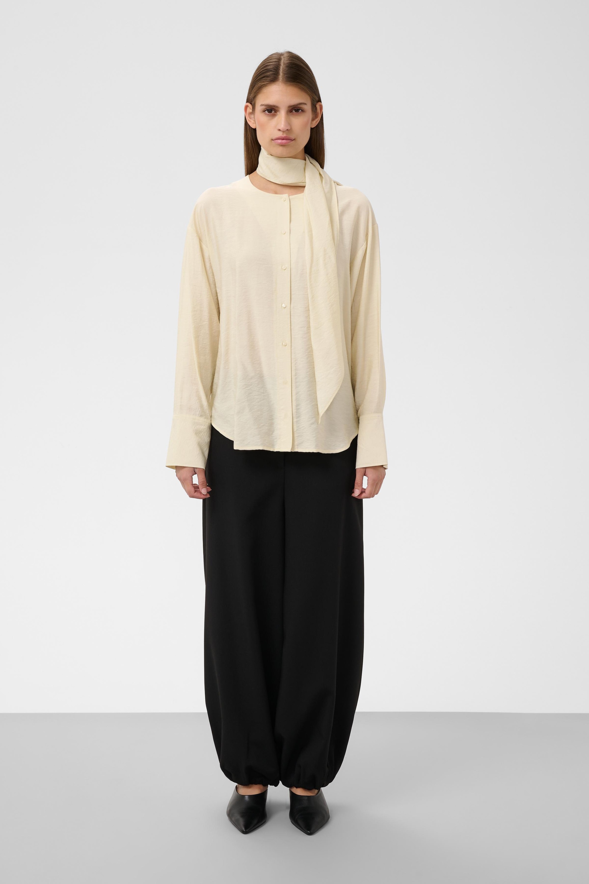 SOAKED IN LUXURY Langarmbluse »Damen Bluse langarm SLLeodora«