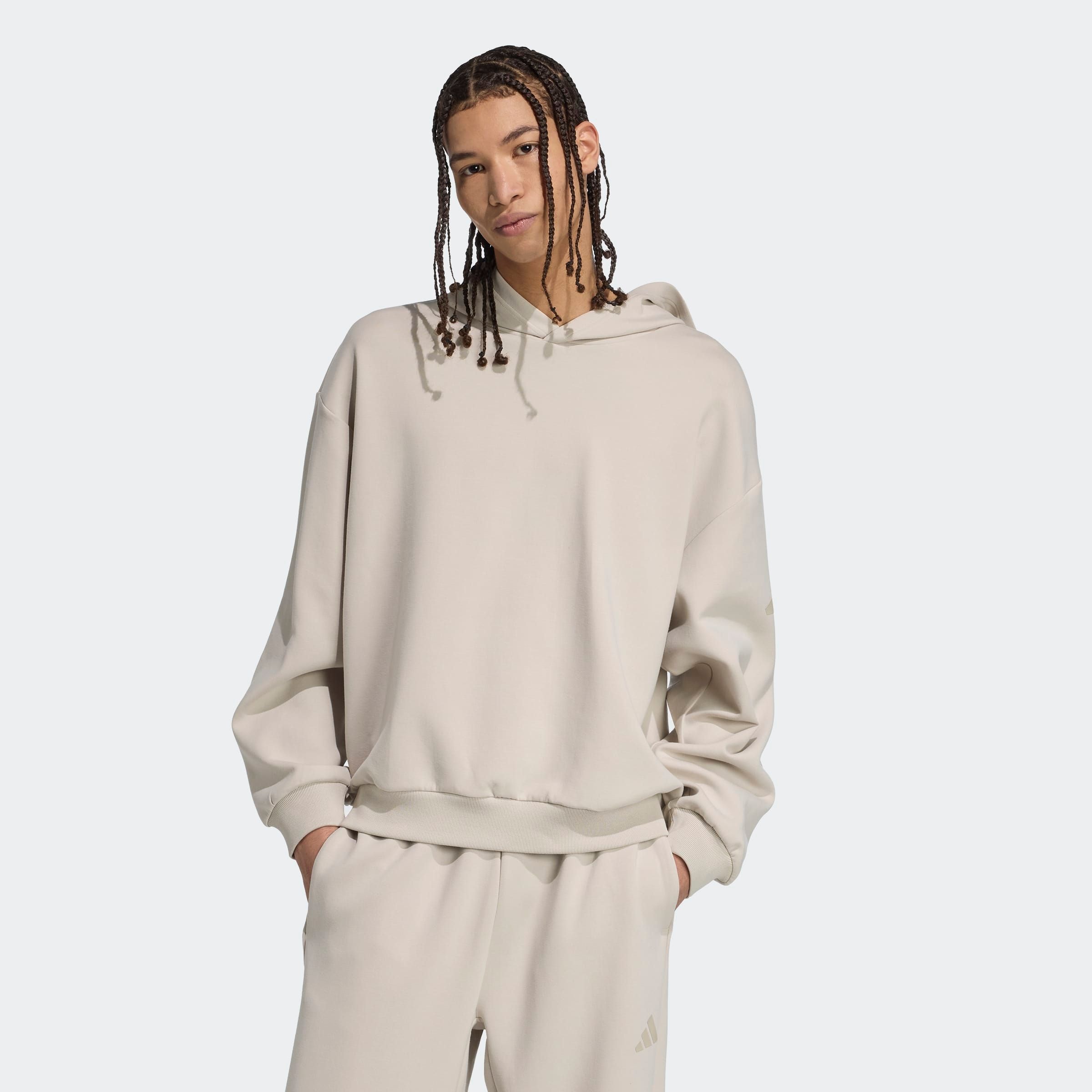 adidas Sportswear "SOFT LUX HOODIE", mit Kapuze, für Sportmode und Freizeit, mit 3-Streifen-Logo-Print