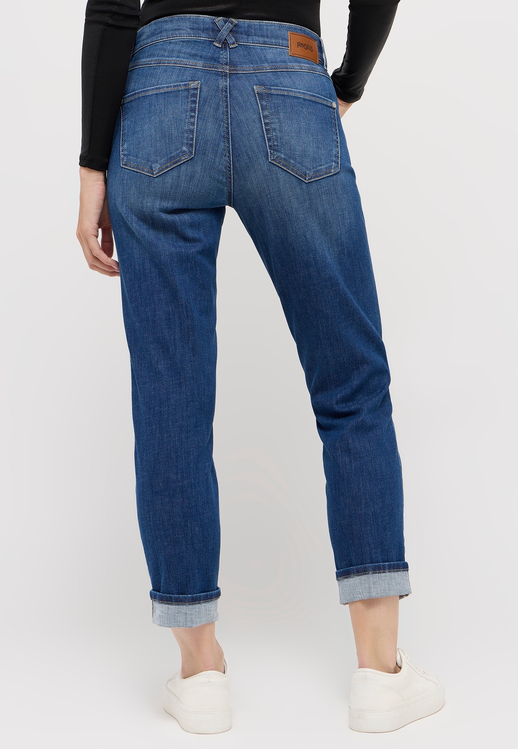 ANGELS Mom-Jeans »DARLEEN CROP TU«, im Five-Pocket Style