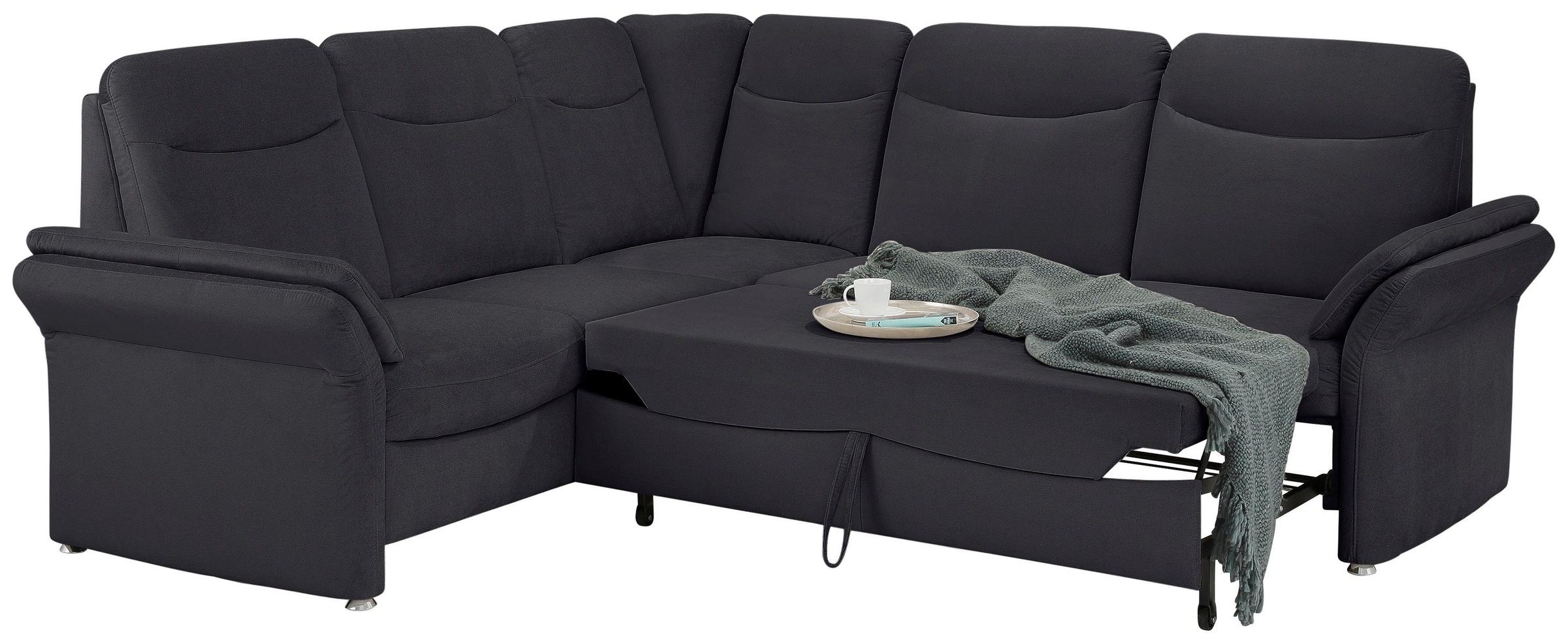 Home affaire Ecksofa »Tahoma L-Form«, mit Armlehnfunktion, wahlweise Bettfunktion, Schublade, Relaxfunktion