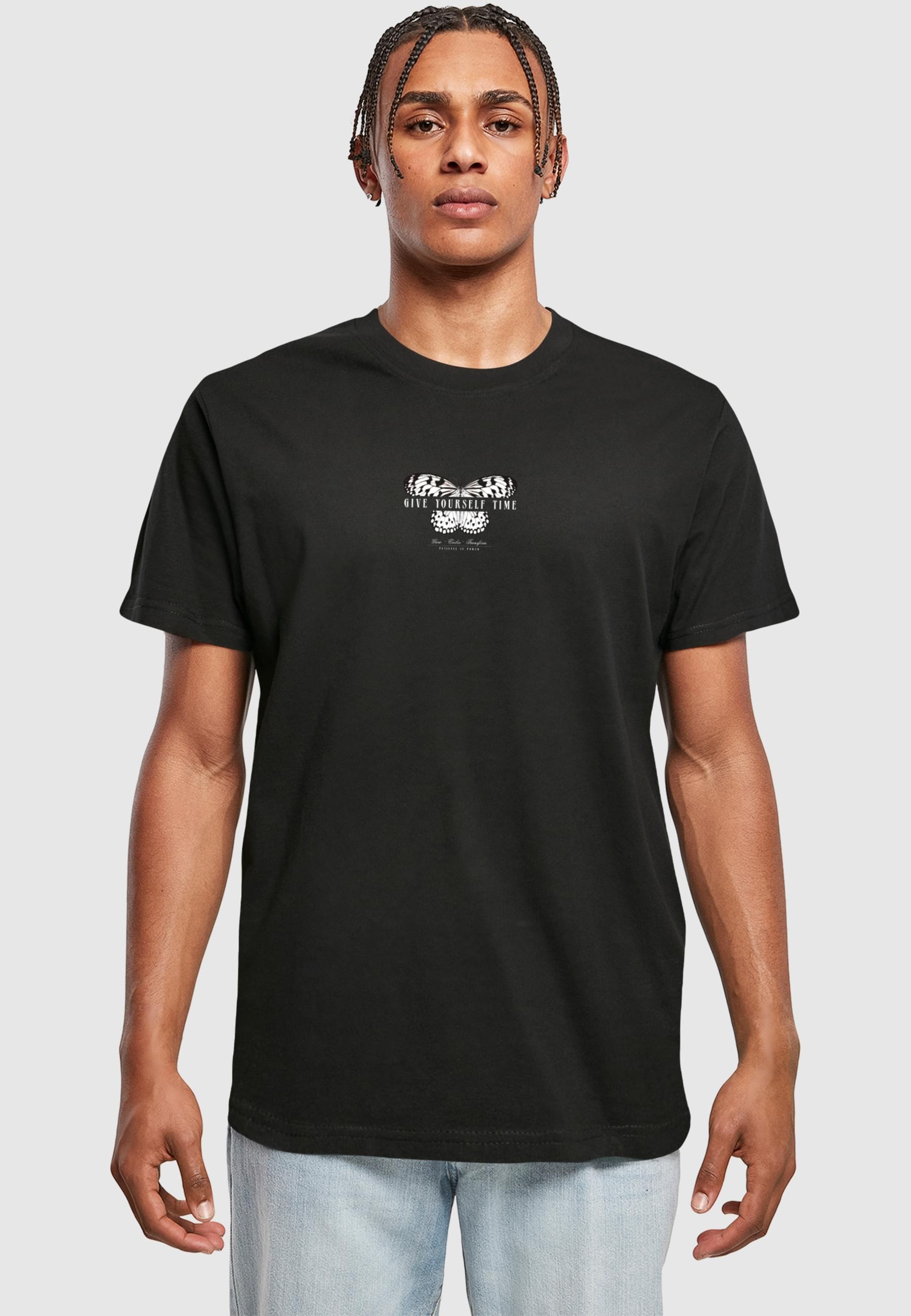 MisterTee T-Shirt »MisterTee Herren Give Yourself Time Tee«, (1 tlg.)