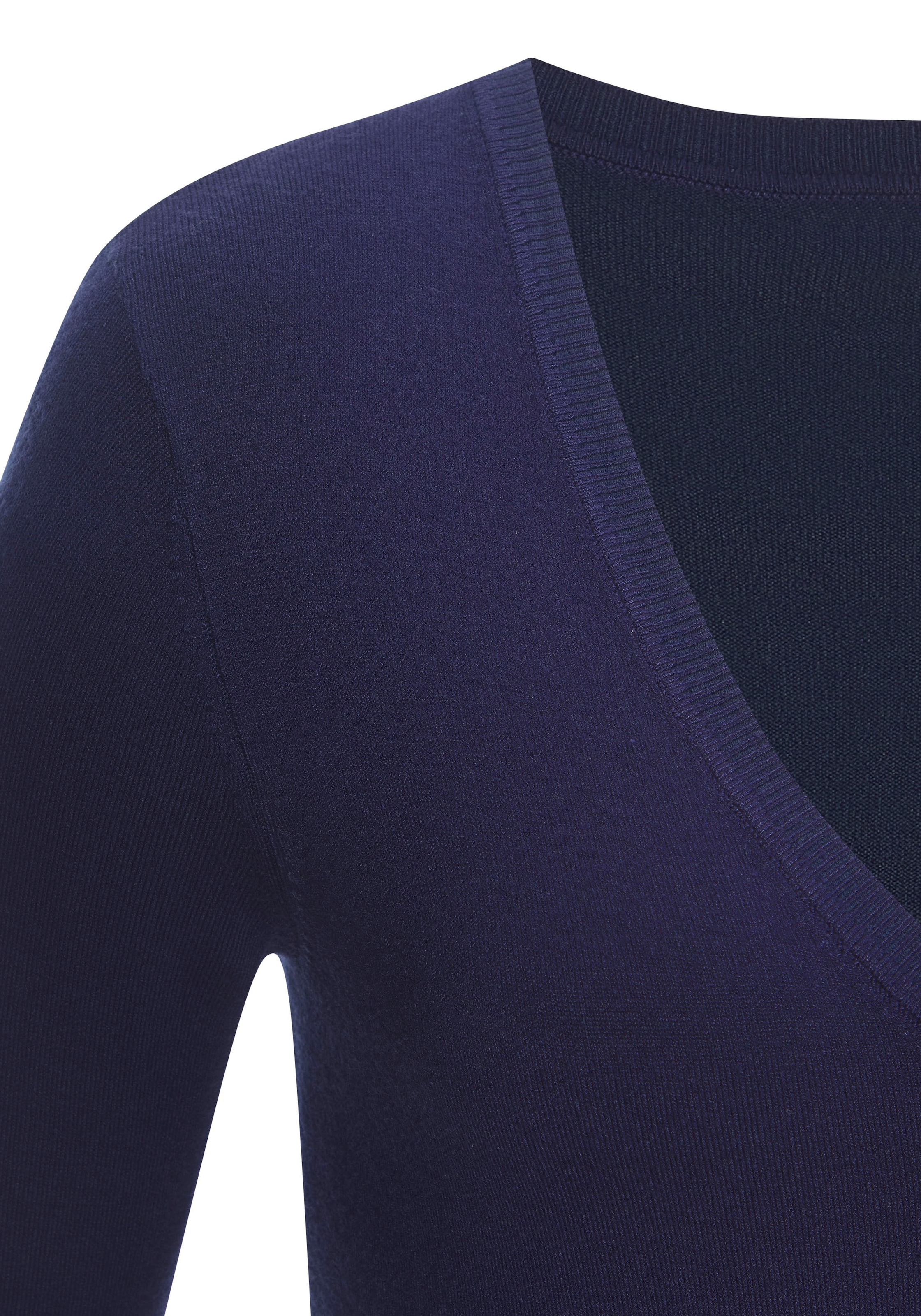 Vivance V-Ausschnitt-Pullover, in taillierter Form, weicher Strickpullover, Basic, klassisch