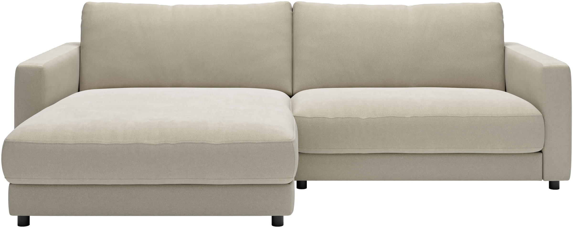 Home affaire Ecksofa "Ecksofa Jiro, L-Form, große Sitztiefe, Breite 265 cm" günstig online kaufen