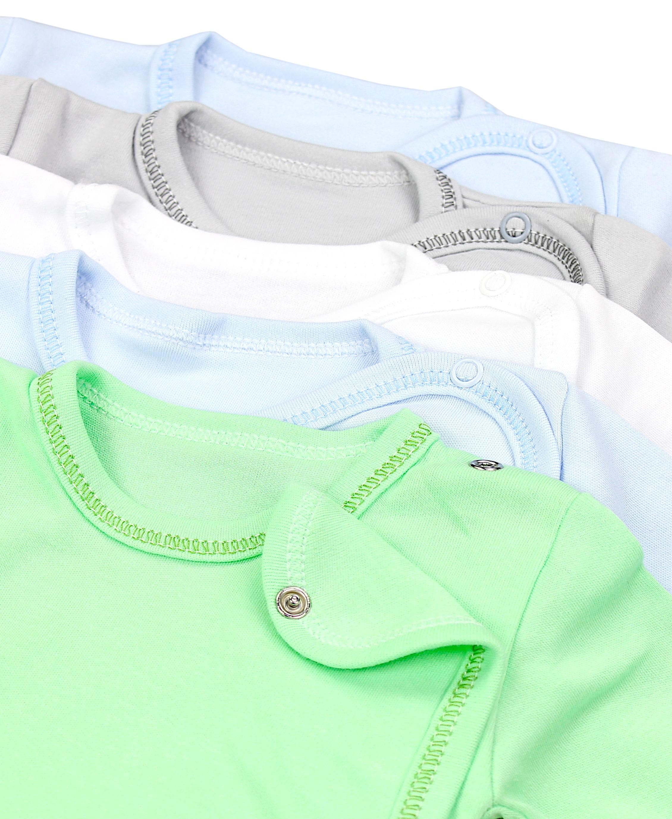 TupTam Kurzarmbody »Wickelbody Unisex Baby Kurzarm Wickelbody 5er Pack«