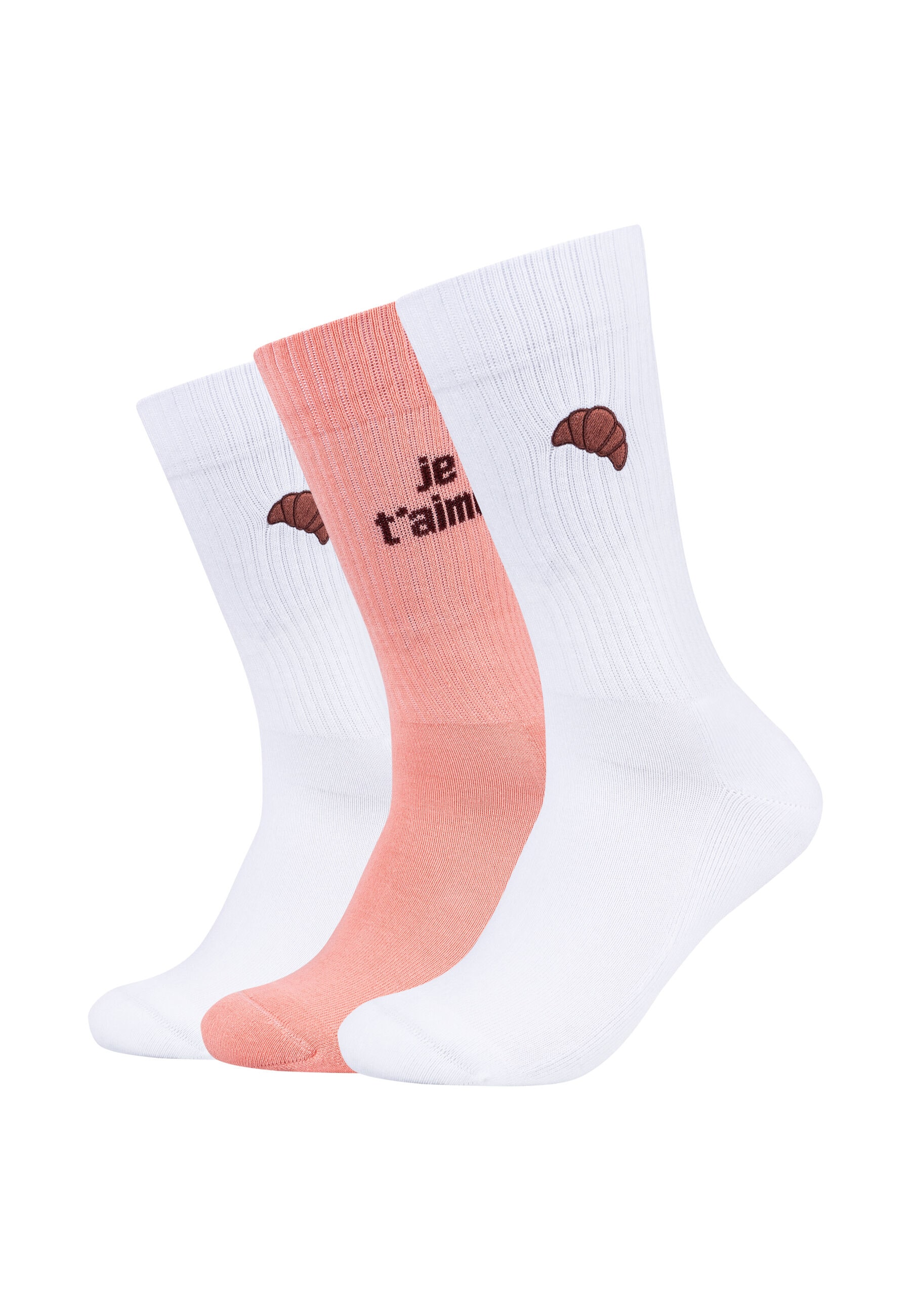 s.Oliver Socken »Socken originals bestickt 3er Pack« 3er Pack Organic Cotton für angenehmen Tragekomfort, Gepolsterte Sohle zur Druckentlastung