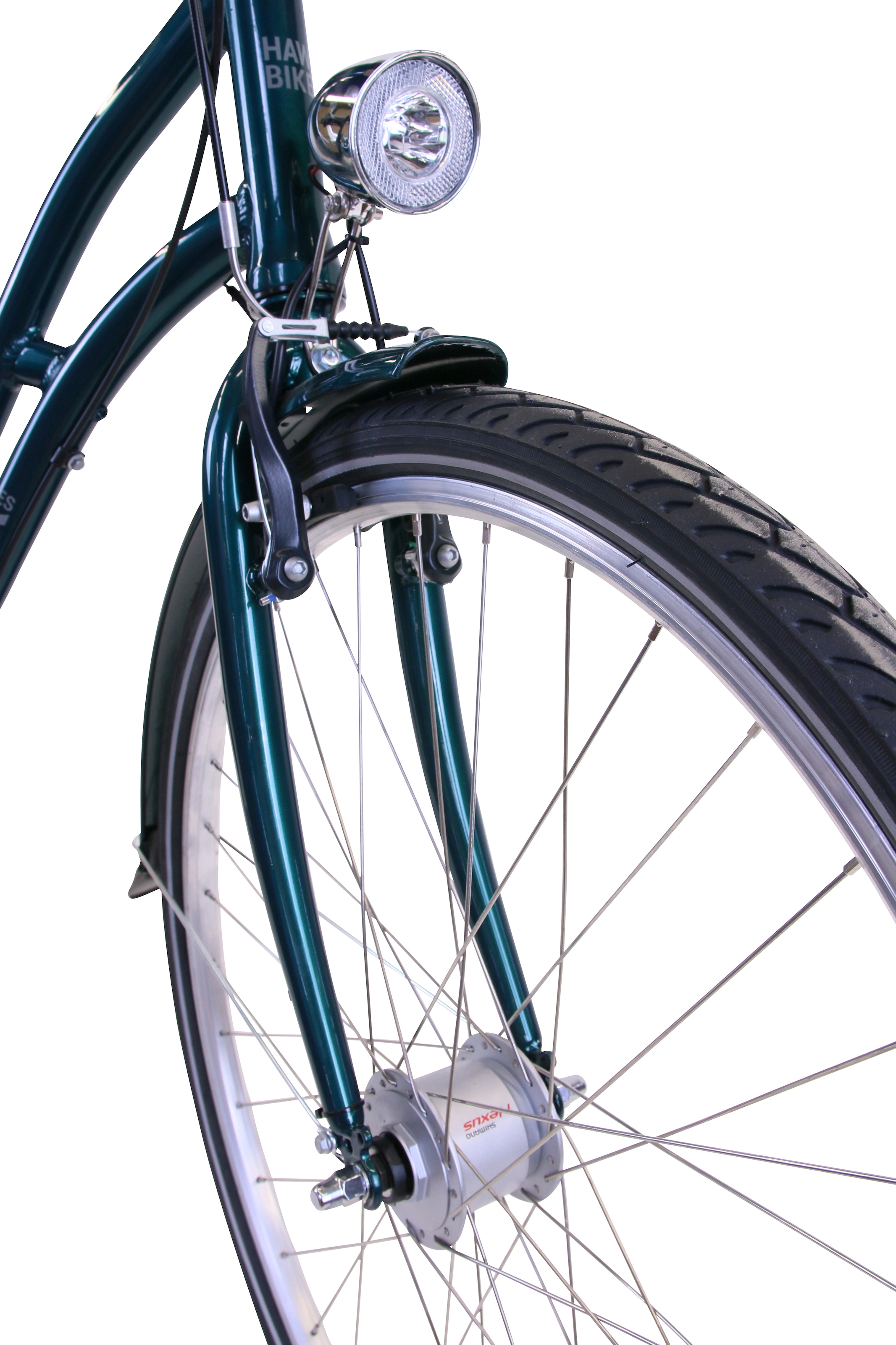 HAWK Bikes Cityrad »City Classic Joy British Green«, 3 Gang, Shimano, Nexus Schaltwerk, für Damen und Herren