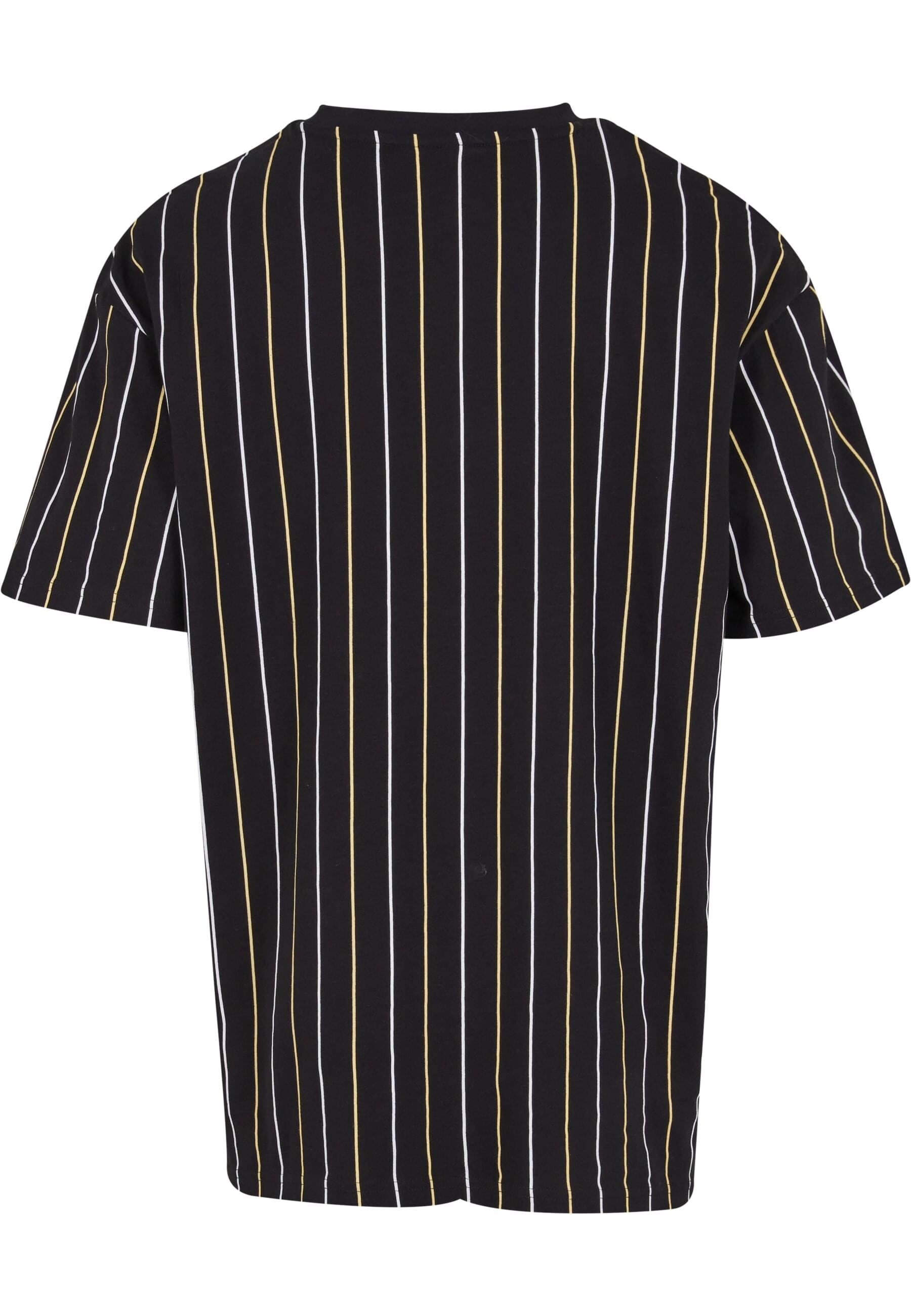 URBAN CLASSICS T-Shirt »Urban Classics Printed Pinstripe Tee«, (1 tlg.)