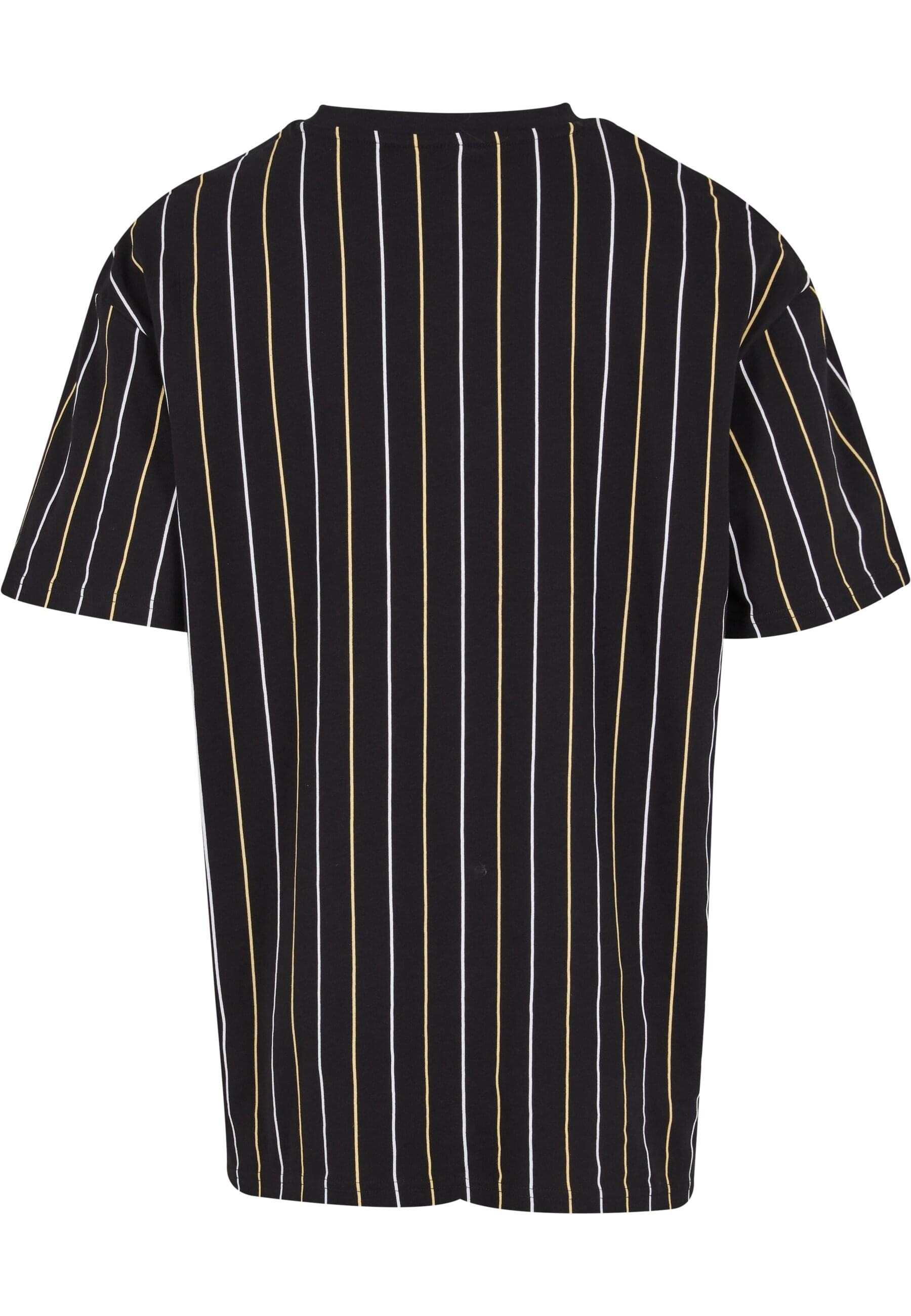 URBAN CLASSICS T-Shirt "Urban Classics Printed Pinstripe Tee" 1 Stk. günstig online kaufen