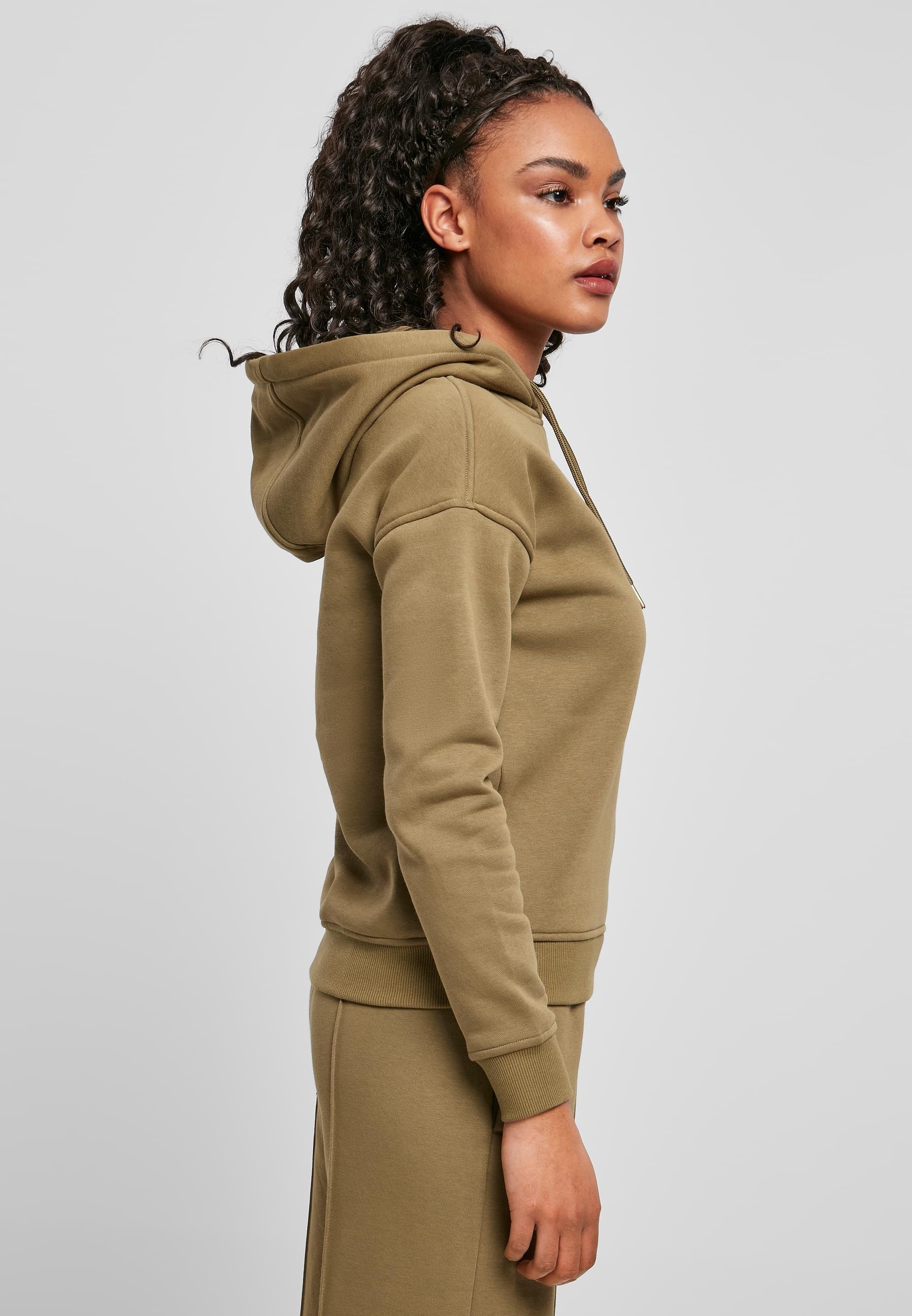 URBAN CLASSICS Kapuzenpullover »Urban Classics Damen Ladies Hoody«, (1 tlg.)