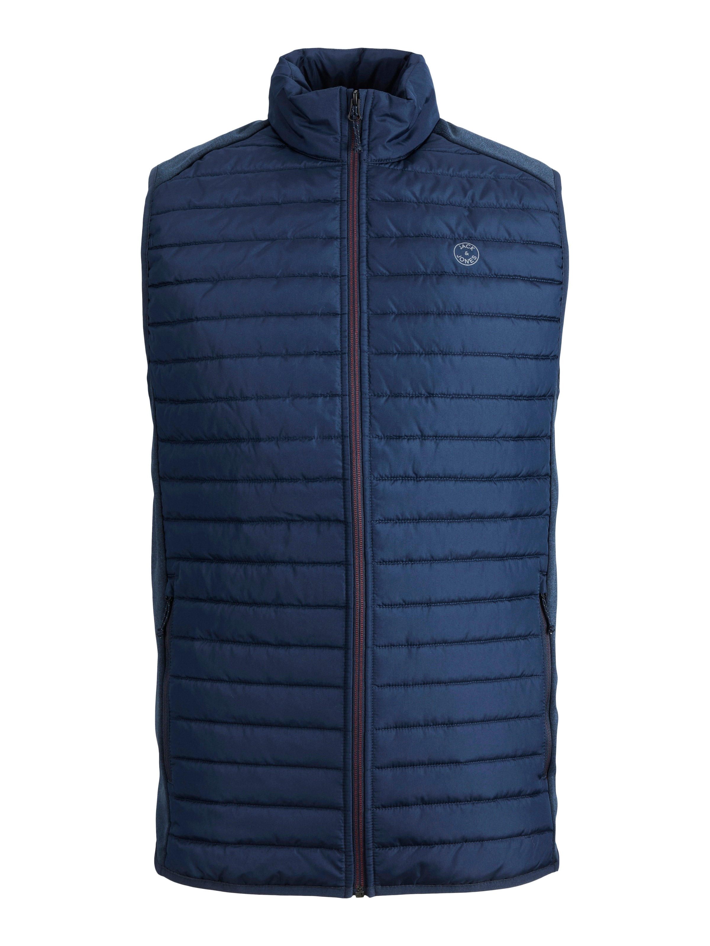 Jack & Jones Steppweste »JJEMULTI BODYWARMER COLLAR NOOS« normal, Polyester, ohne Kapuze