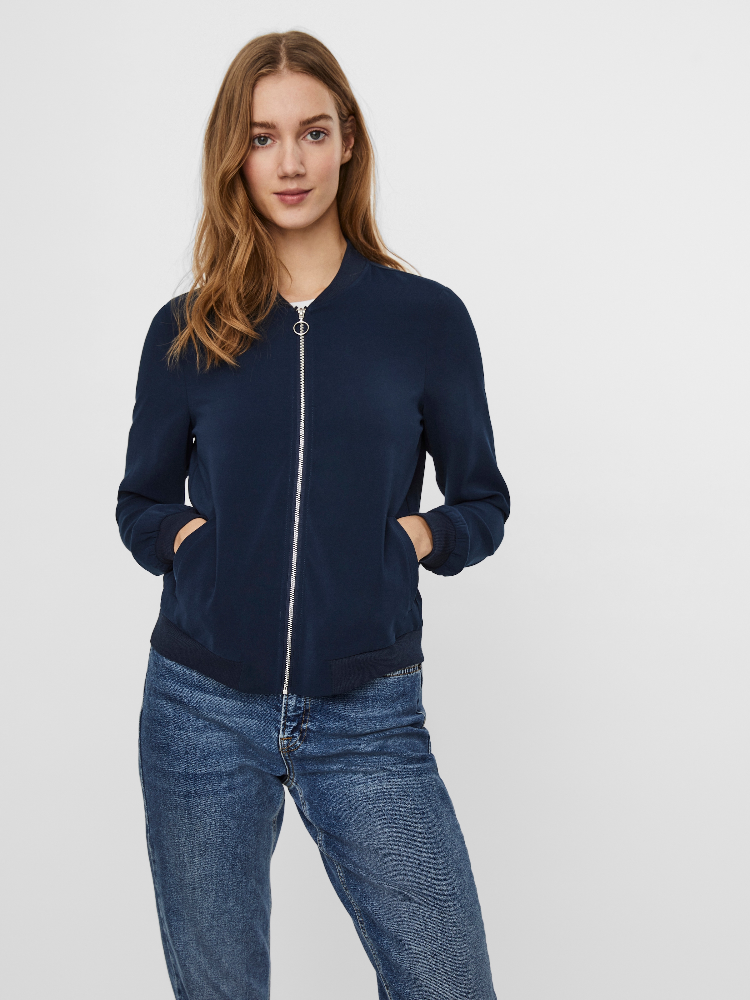 Vero Moda Bomberjacke "VMCOCO L/S BOMBER", in modisch kurzer Form günstig online kaufen