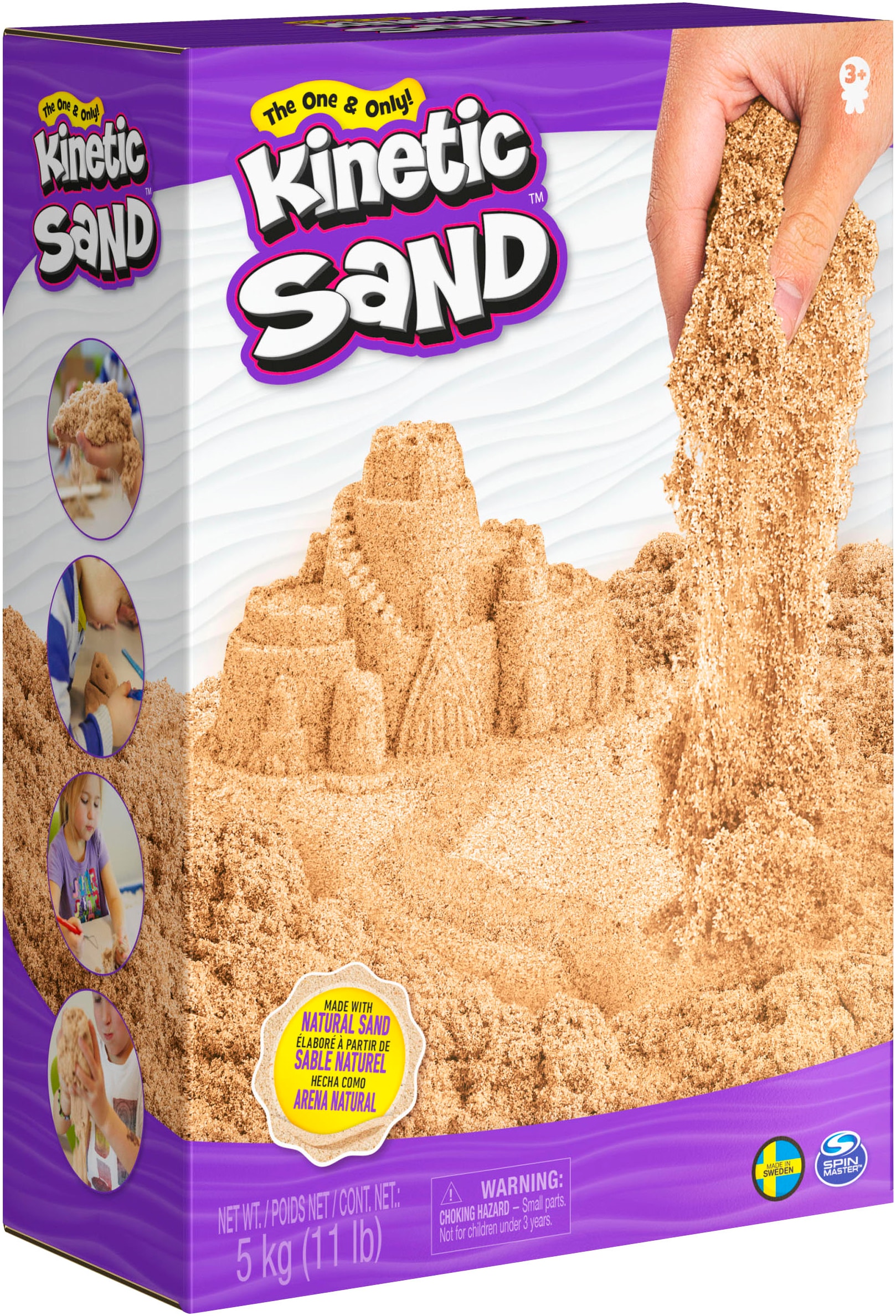 Spin Master Kreativset »Kinetic Sand - Braun 5 kg«
