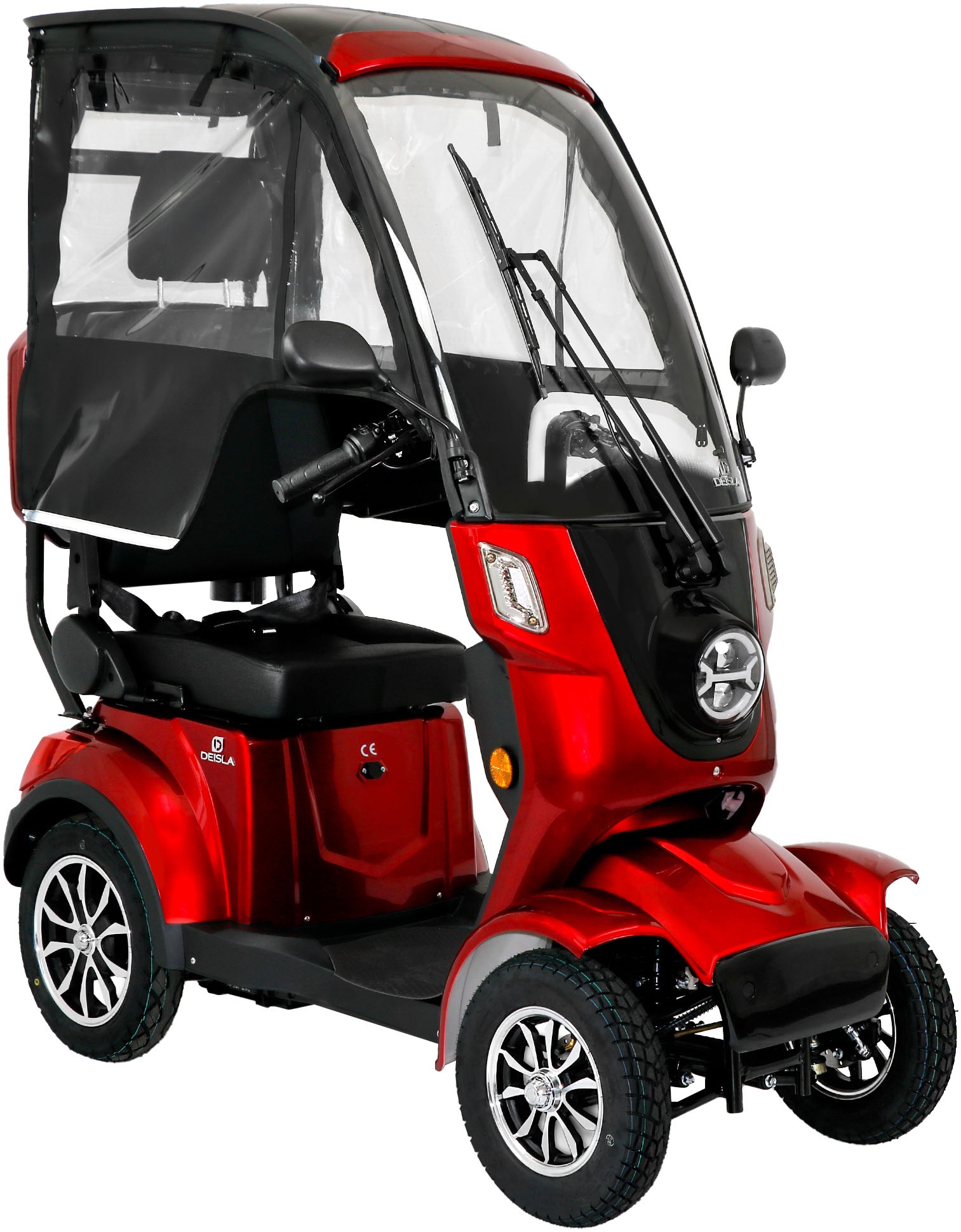 ROLEKTRO Elektromobil "Deisla DS4-15", B:69cm H:166cm L:162cm, rot, Elektromobile