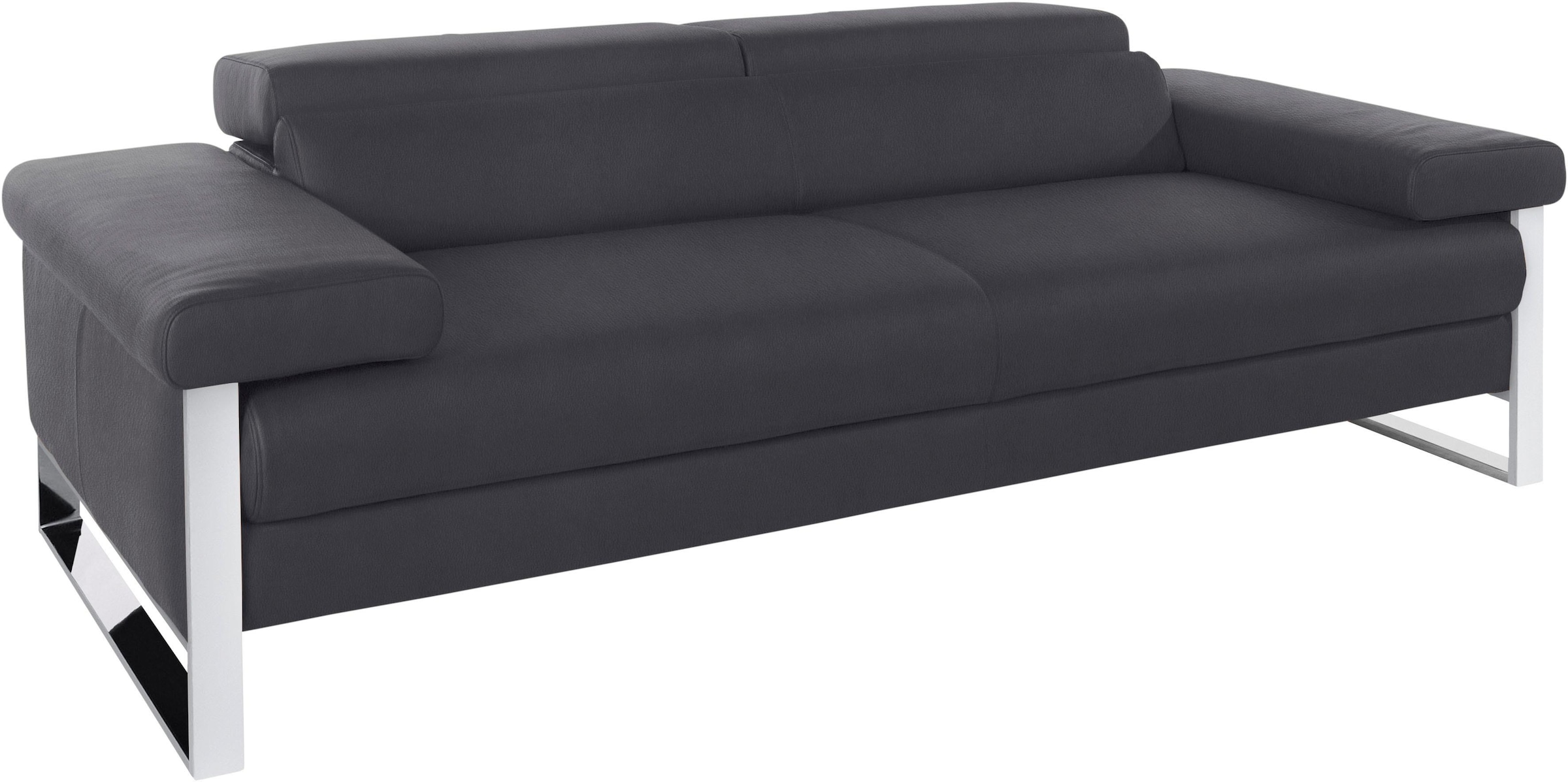 W.SCHILLIG 2-Sitzer »finn«, German Design Award 2016, Fußgestell Chrom glänzend, Breite 230 cm