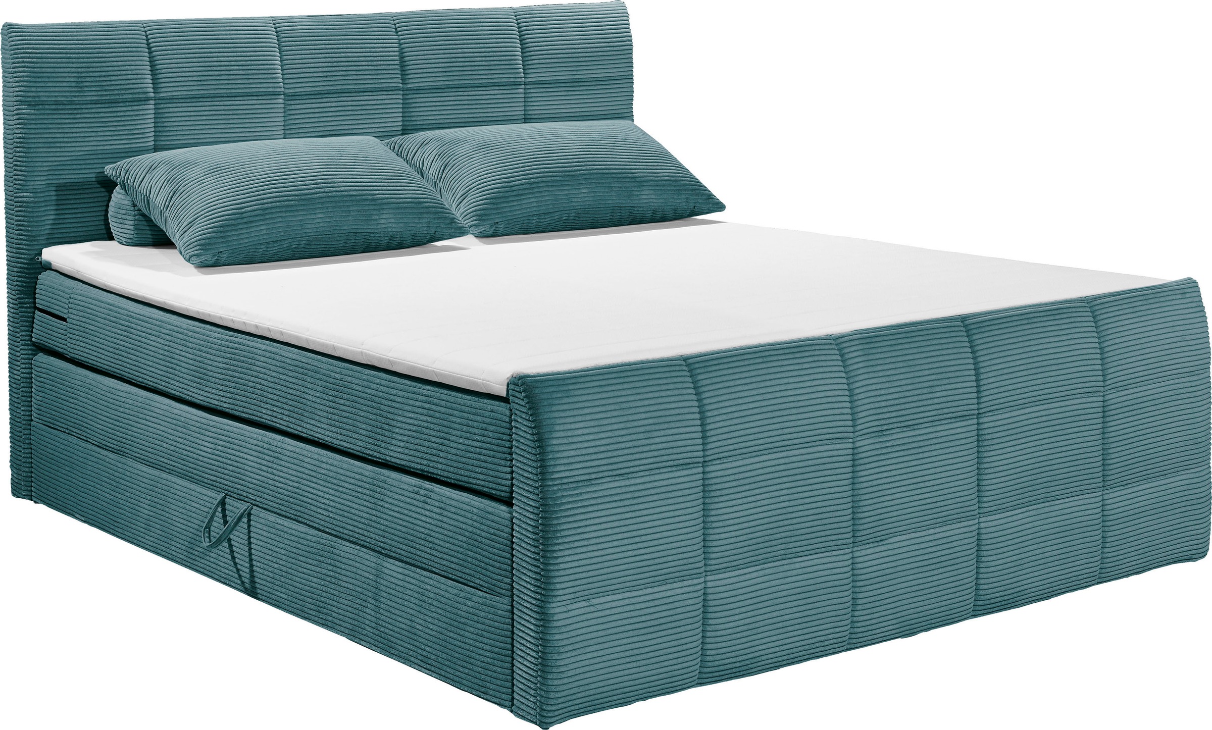 ED EXCITING DESIGN Boxspringbett "Bolivia" harte Seite mit Kokosmatte, weic günstig online kaufen