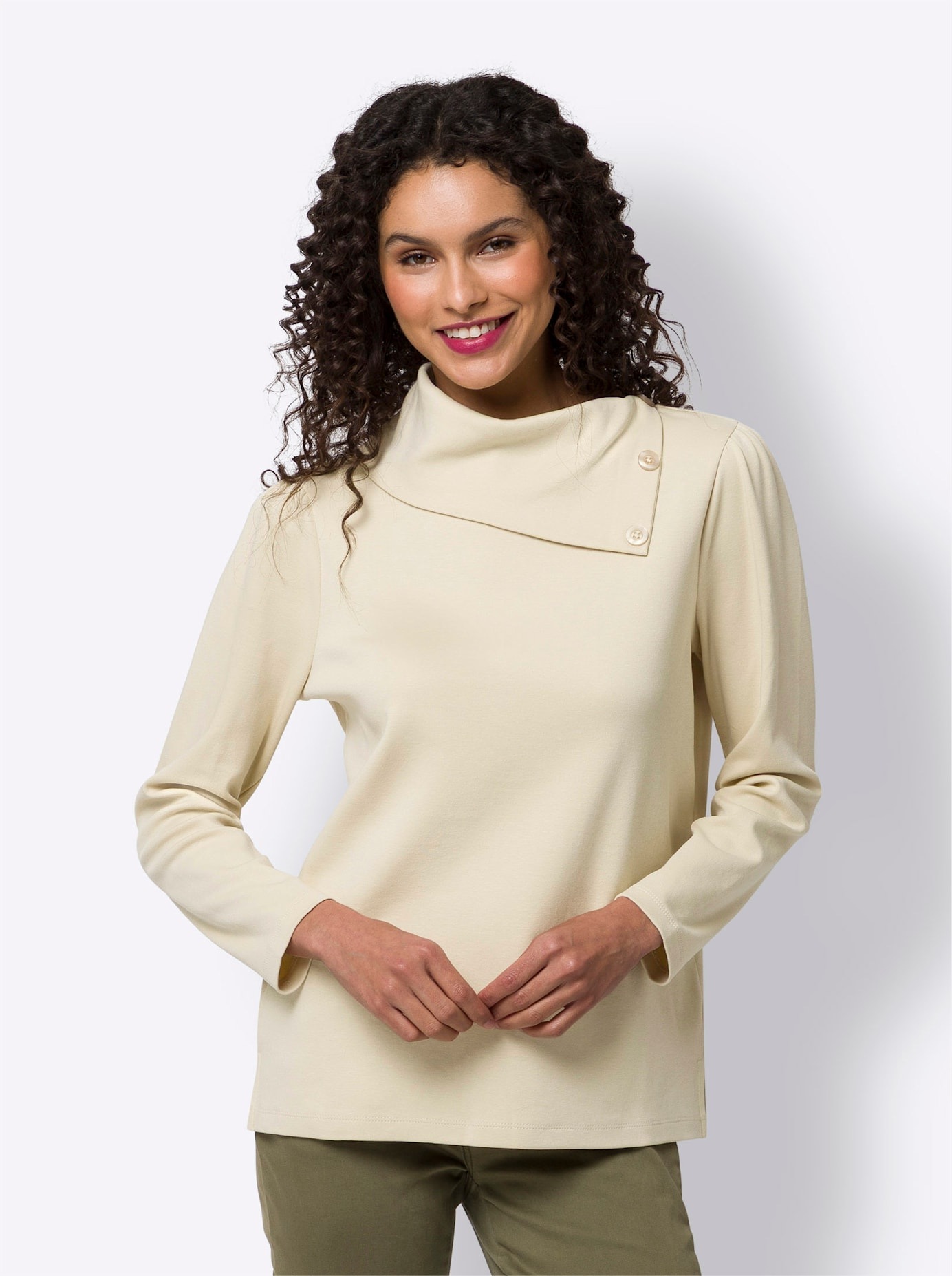 heine Langarmshirt "Shirt", (1 tlg.) günstig online kaufen