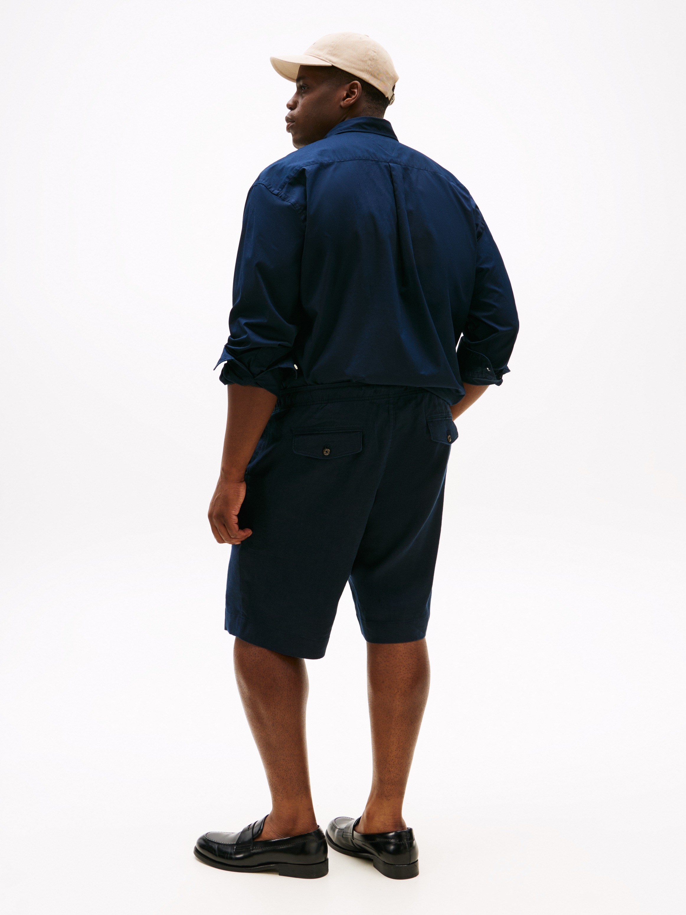 Tommy Hilfiger Big & Tall Shorts »BT-BROOKLYN PO LINEN SHORT-B«, Große Größen