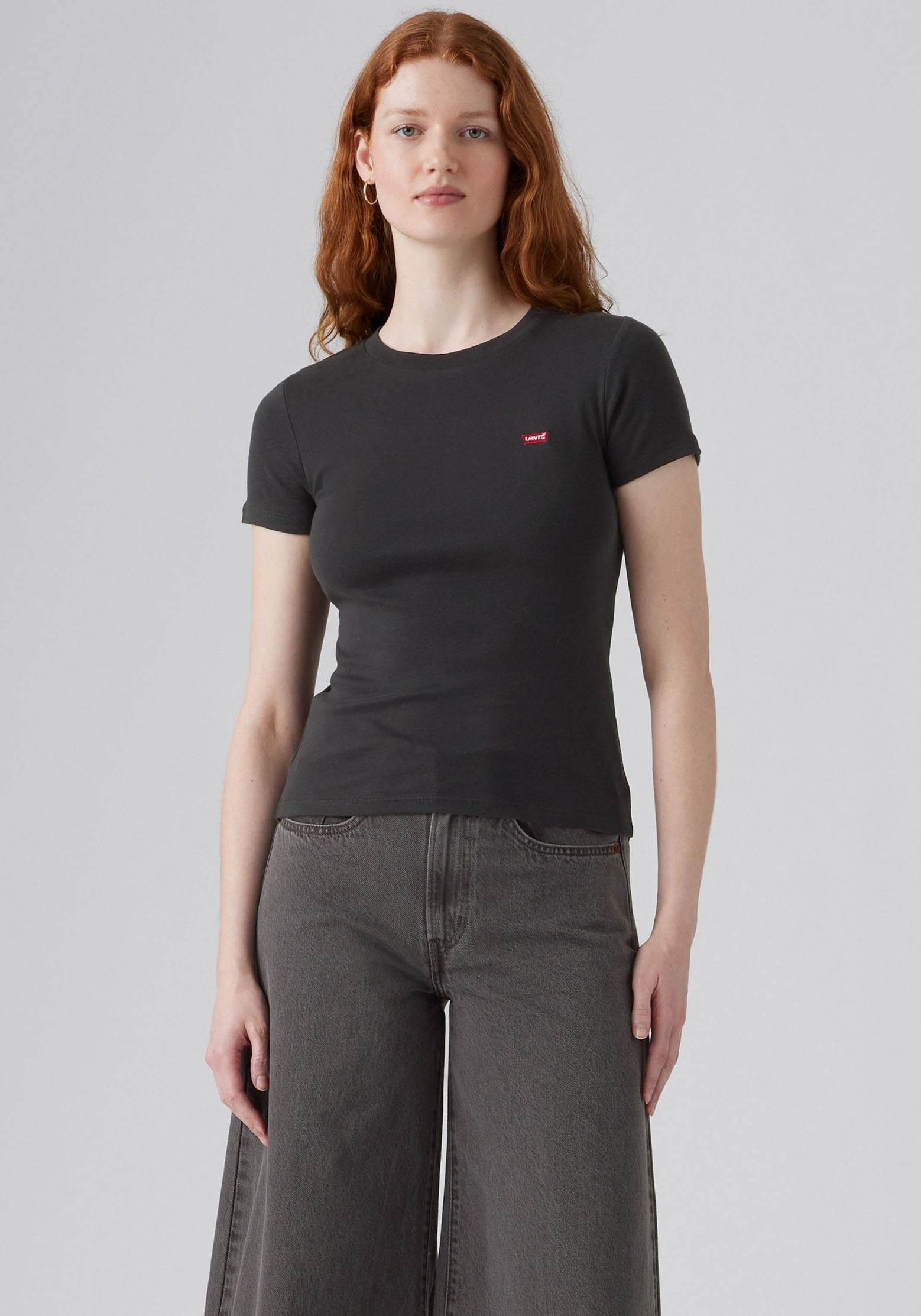Levis T-Shirt "Mini-Logo", 2 Stk. mit kleiner Markenlogo-Stickerei auf der günstig online kaufen