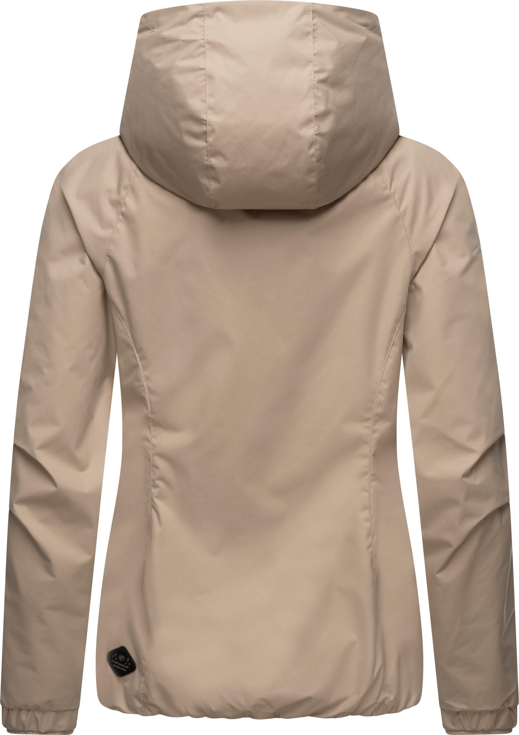 Ragwear Outdoorjacke »Dizzie«, mit Kapuze, Wasserdichte Übergangsjacke mit großer Kapuze