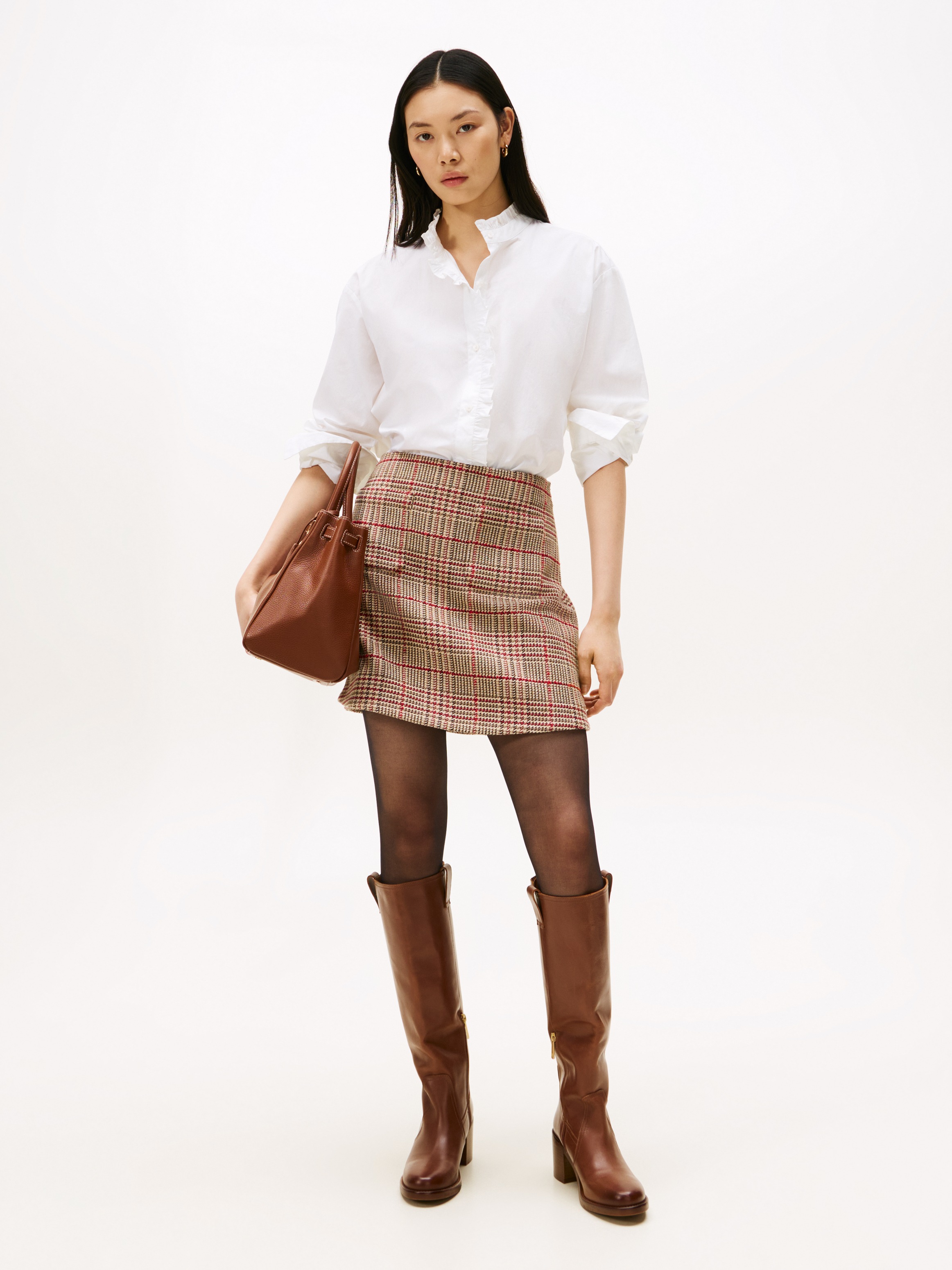 Thumbnail - Tommy Hilfiger Rüschenbluse "POPLIN RUFFLE SHIRT" mit Rüschen Detail