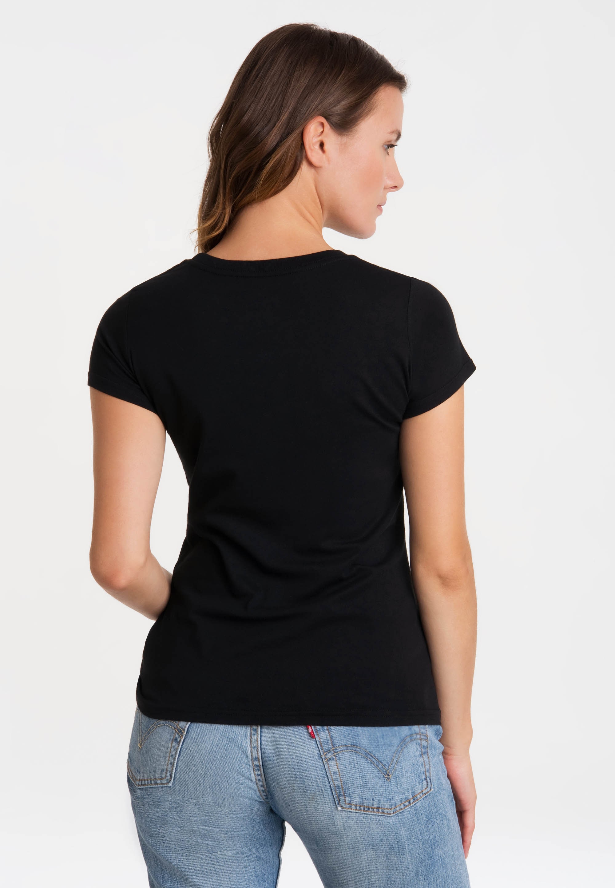 LOGOSHIRT T-Shirt »Snoopy - Astronaut«, mit lizenziertem Originaldesign