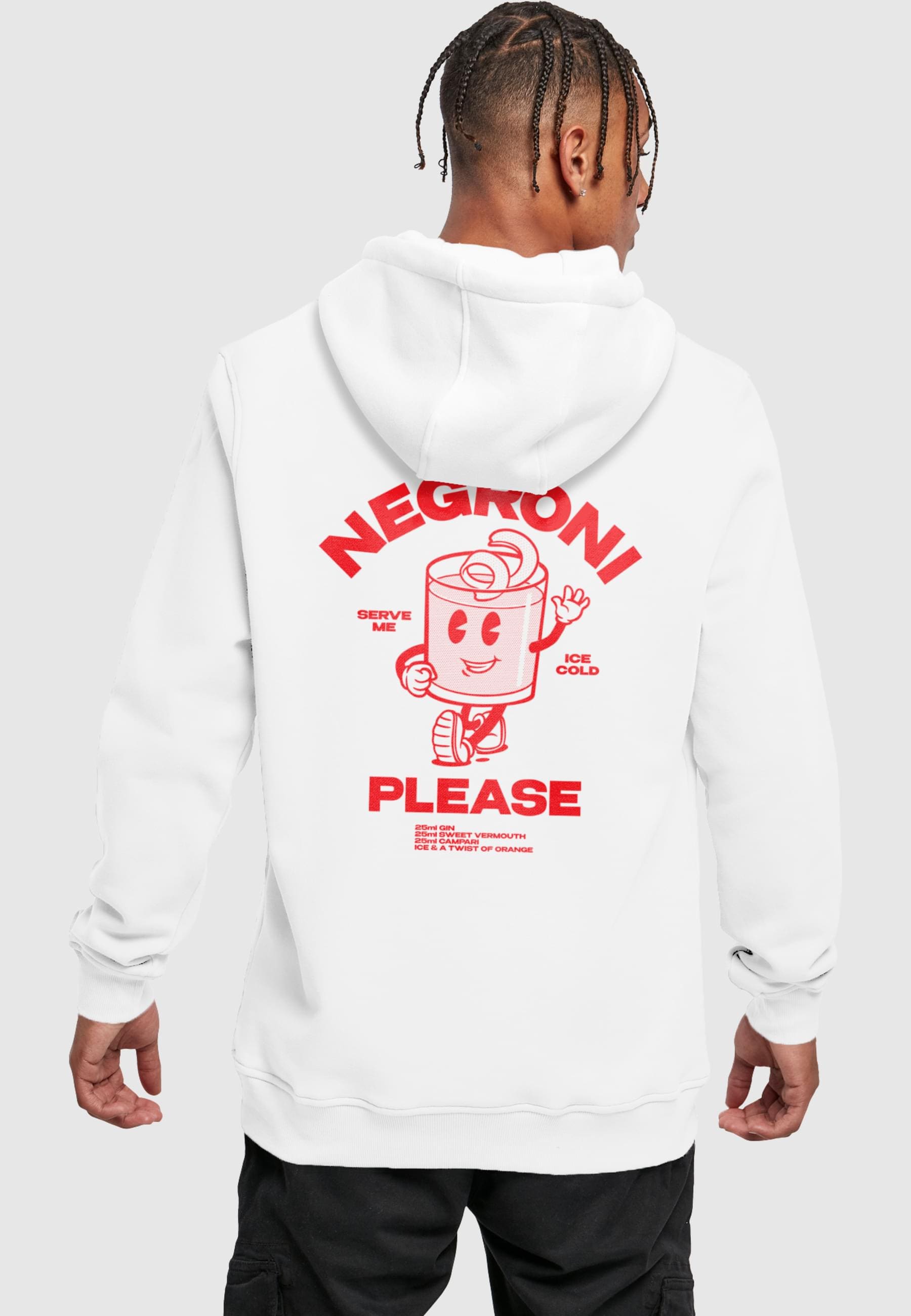 MisterTee Kapuzensweatshirt »MisterTee Negroni Please Hoody«, (1 tlg.)