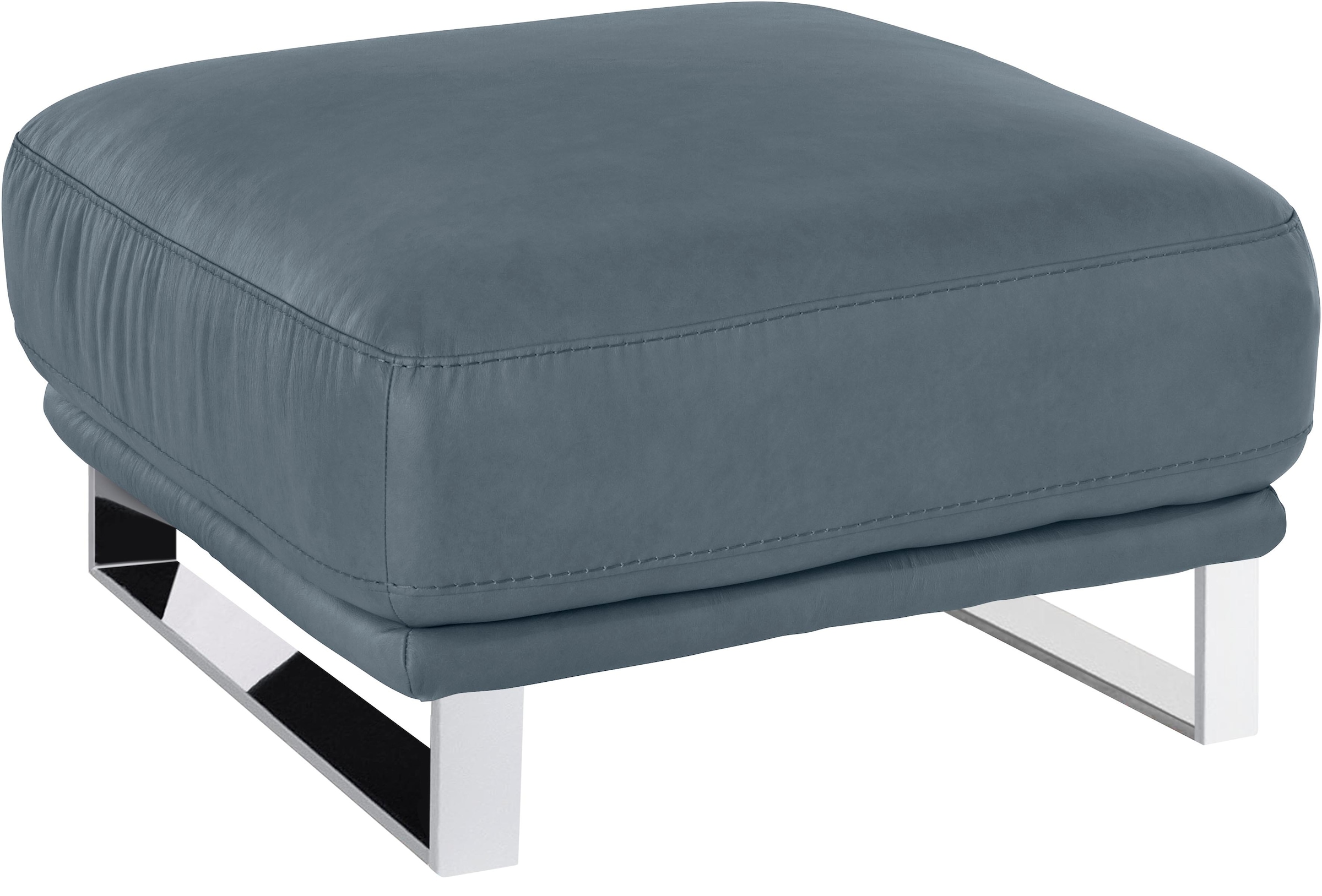 W.SCHILLIG Hocker »montanaa«, mit Metallkufen in Chrom glänzend, Breite 71 cm