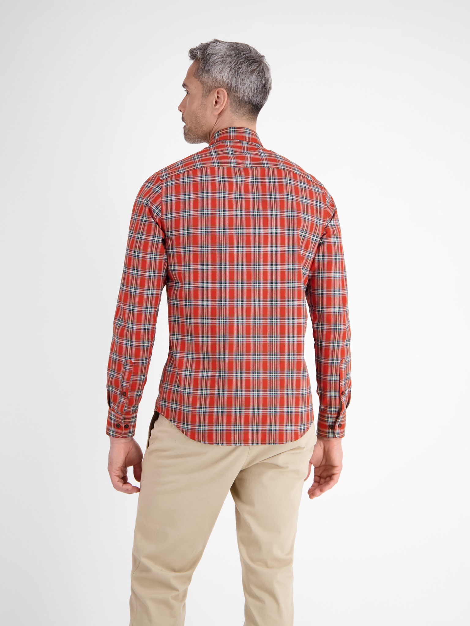 LERROS Karohemd langarm, mit Button-Down-Kragen günstig online kaufen