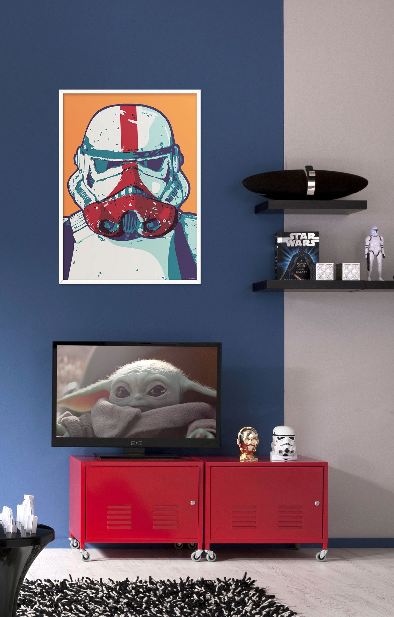 Komar Wandbild "Mandalorian Pop Art Stormtrooper", Disney-Star Wars, (1 St. günstig online kaufen