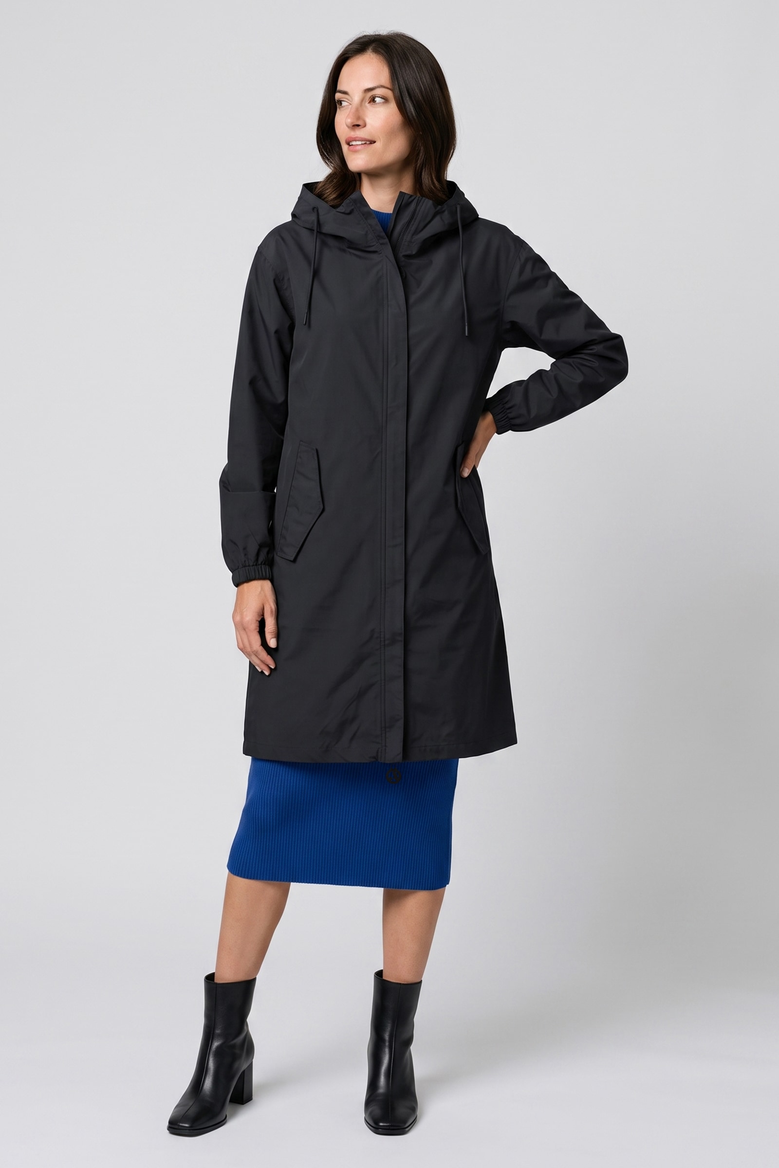 Alife & Kickin Regenjacke »Damen TirilAK A Regenjacke, Jacke« Wasserabweisend, Kapuze mit Kordelzug, Zwei-Wege-Reißverschluss