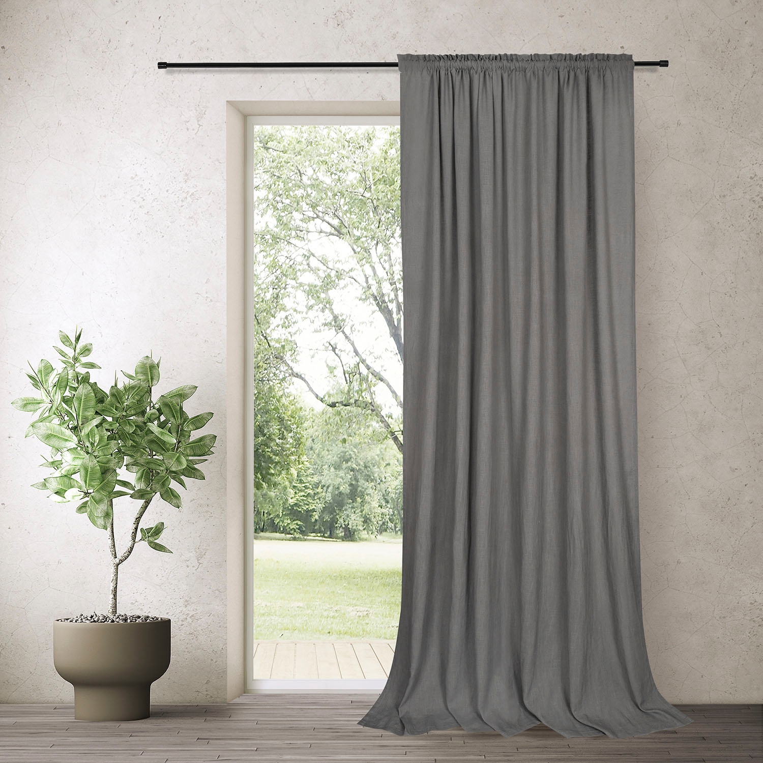 Gerster Vorhang "Abra" verdeckte Schlaufen 1 Stk. tlg. Fertiggardine "Abra" günstig online kaufen