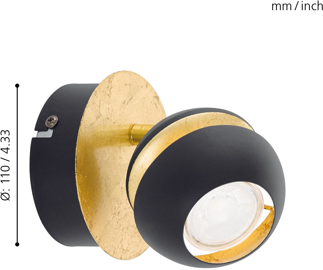 EGLO LED Wandleuchte »NOCITO«, 1 flammig, Leuchtmittel GU10 | LED wechselbar
