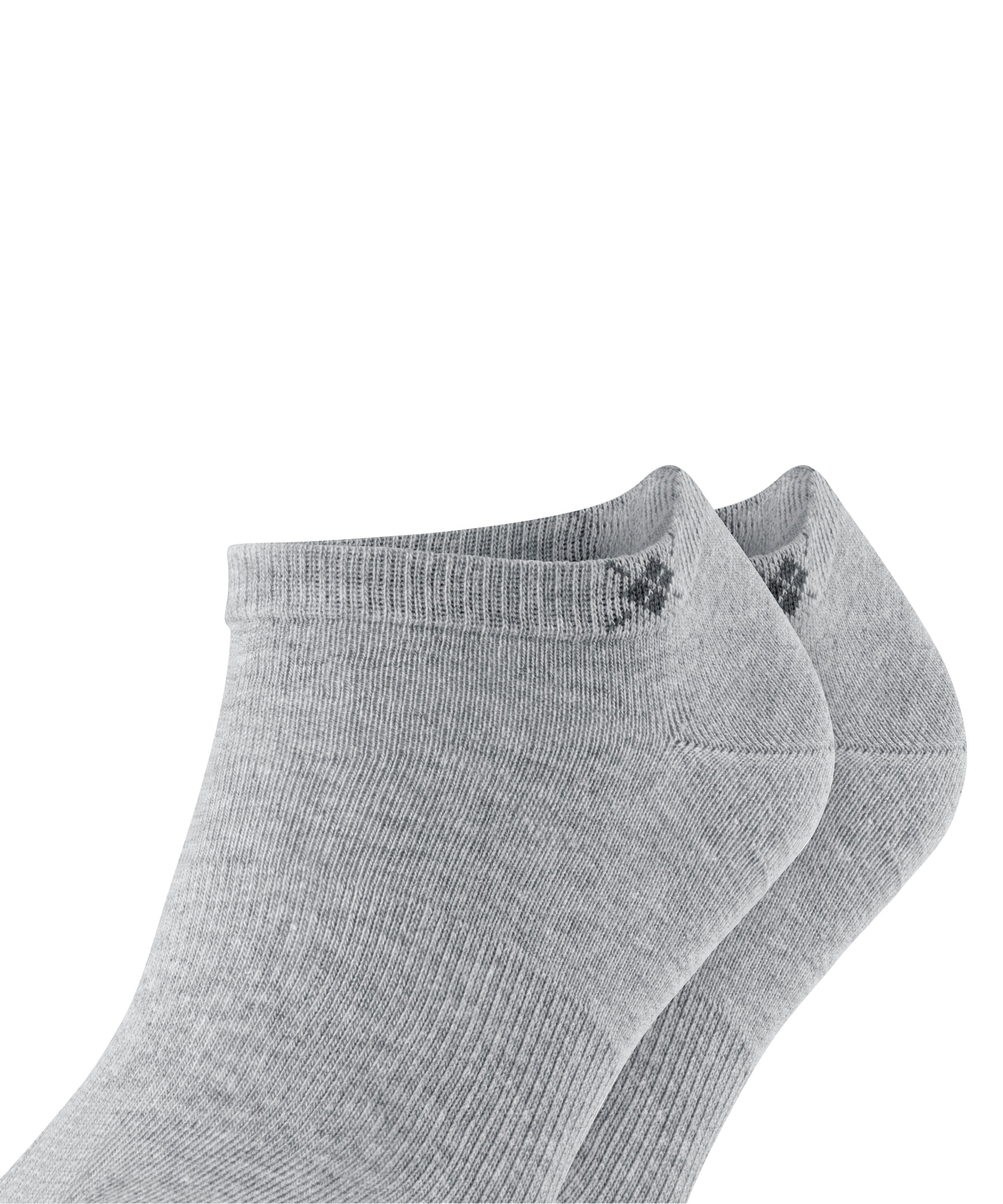 Burlington Sneakersocken »Everyday« 2 Paar,  unifarben, Einheitsgröße 40-46, eingestricktes Burlington-Logo