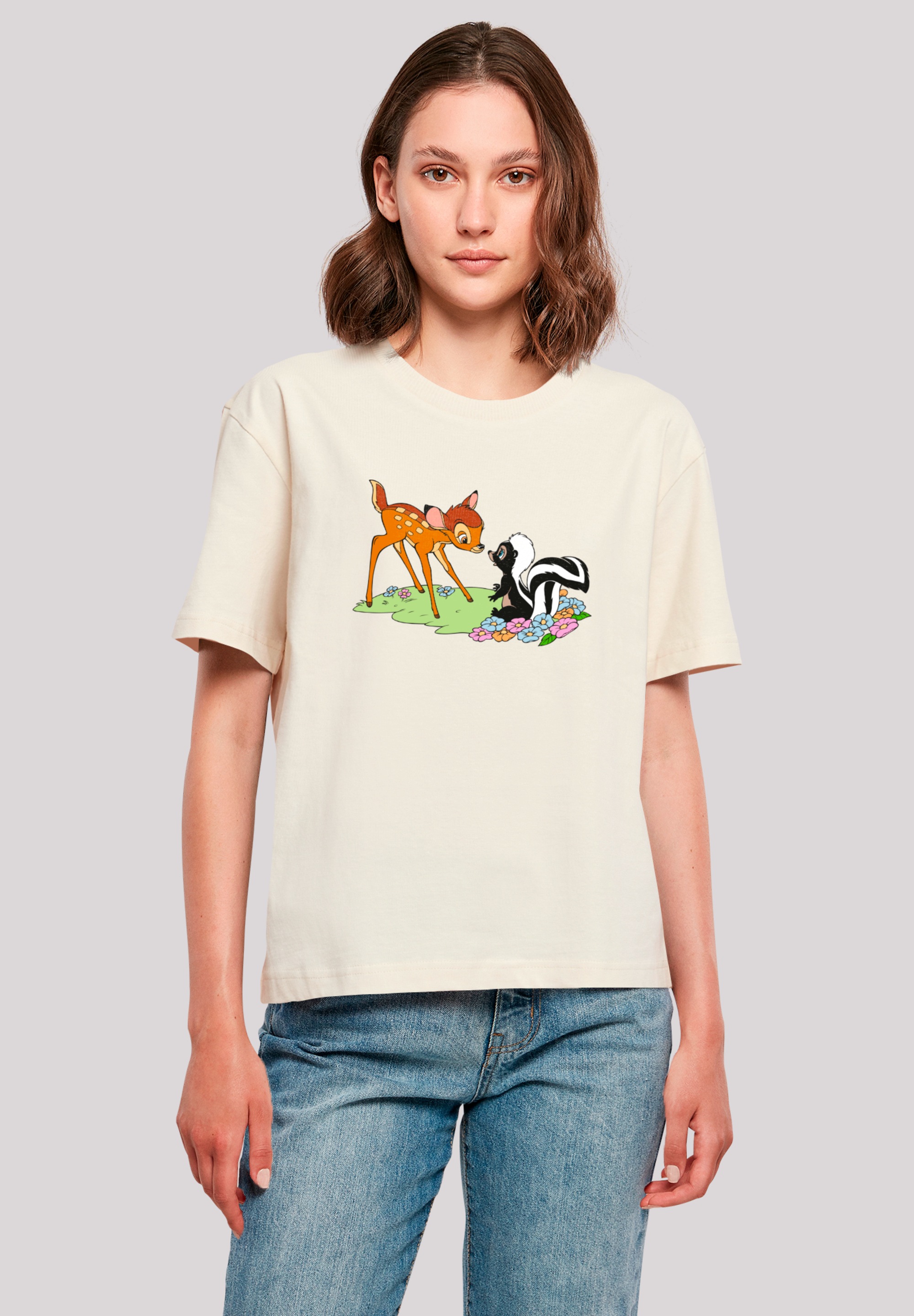 F4NT4STIC T-Shirt "Disney Bambi Disney Bambi & Flower", Premium Qualität günstig online kaufen