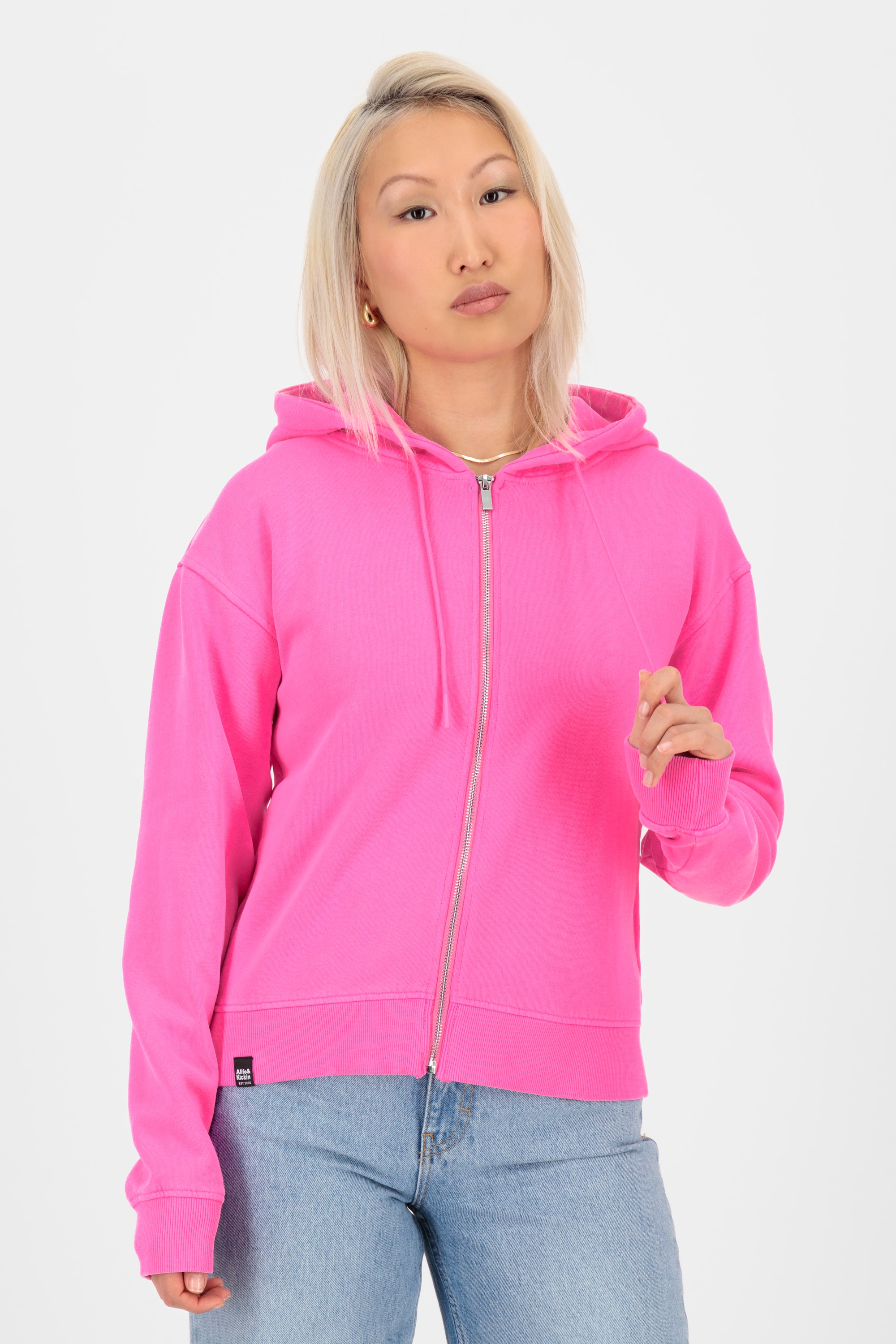 Alife & Kickin Sweatjacke "Damen RanaAK A", Hoodie mit Reißverschluss und K günstig online kaufen