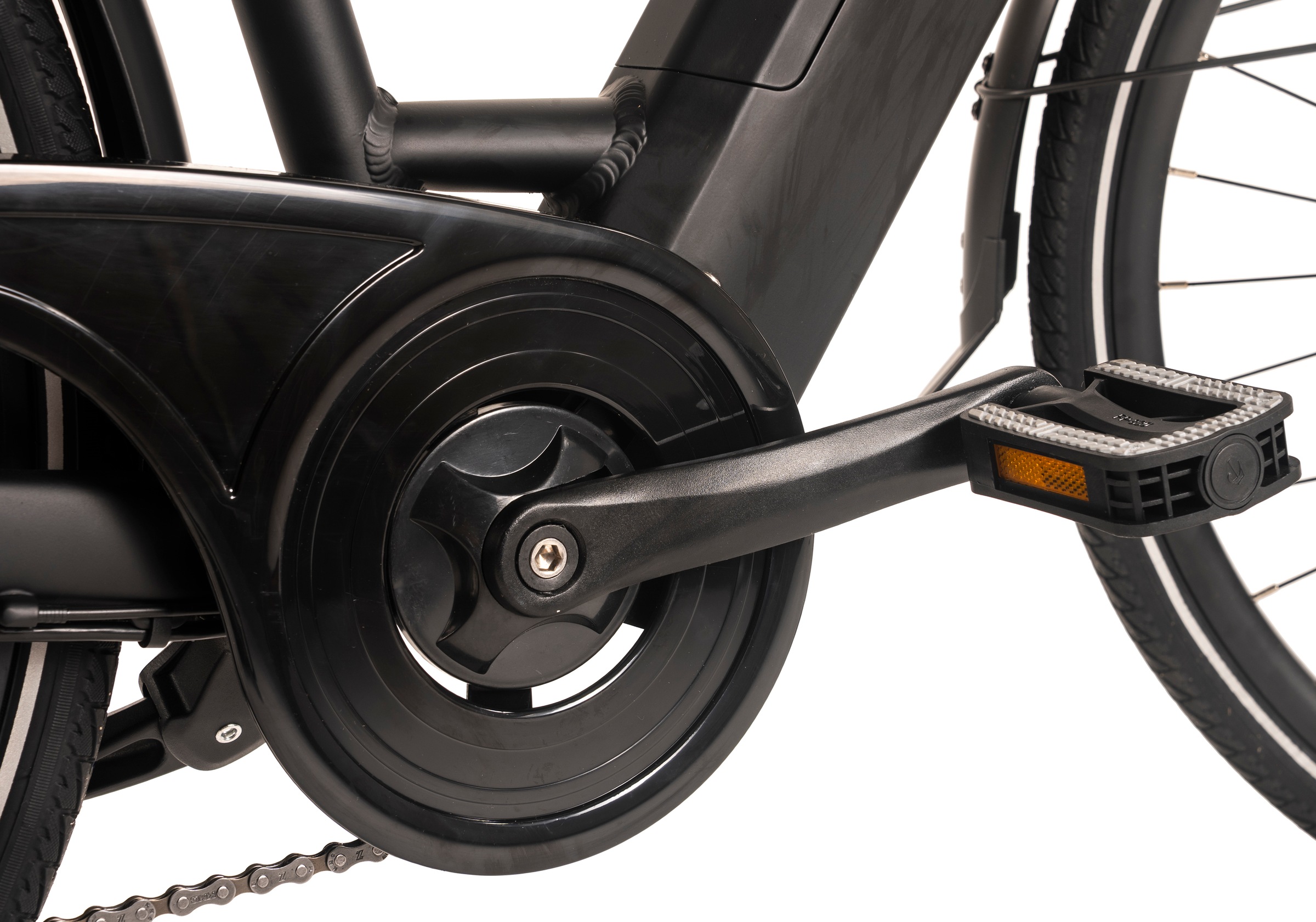 Adore E-Bike »28" Alu Cityfahrrad CV-180 Heckmotor 50NM / 15Ah Schwarz matt«, 7 Gang, Shimano, Tourney, Heckmotor 250 W