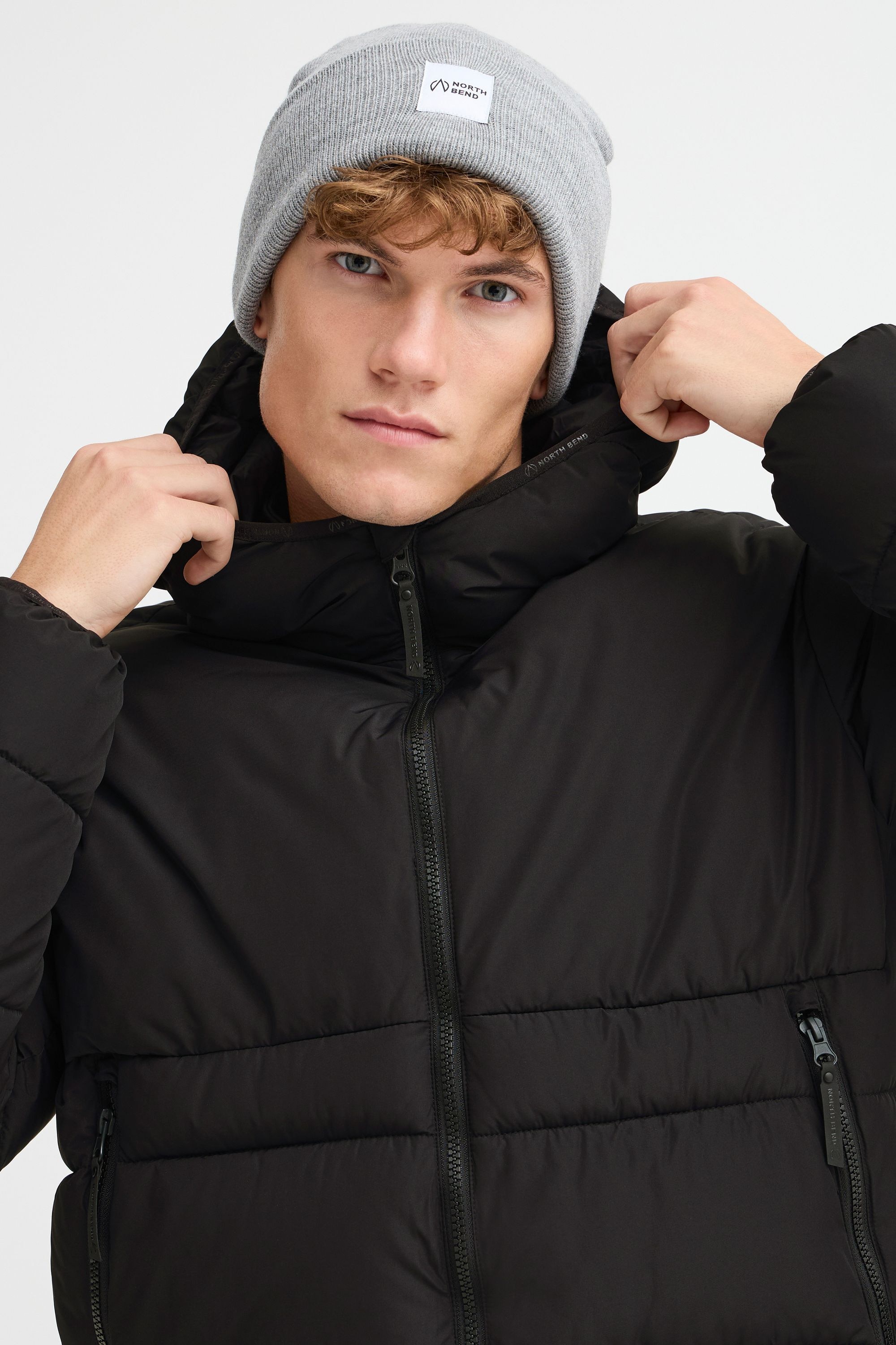North Bend Steppjacke »Steppjacke NBSareno M«, mit Kapuze