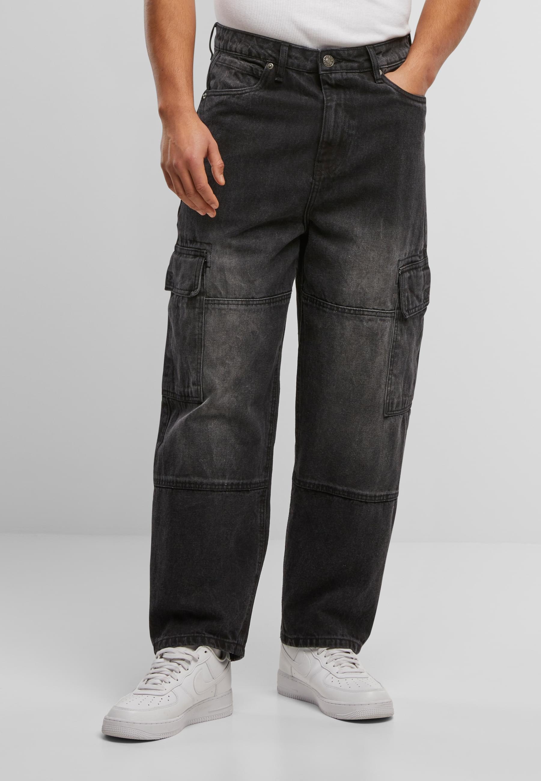 URBAN CLASSICS Bequeme Jeans »Urban Classics Tapered Heavy Ounce Baggy Cargo Jeans«