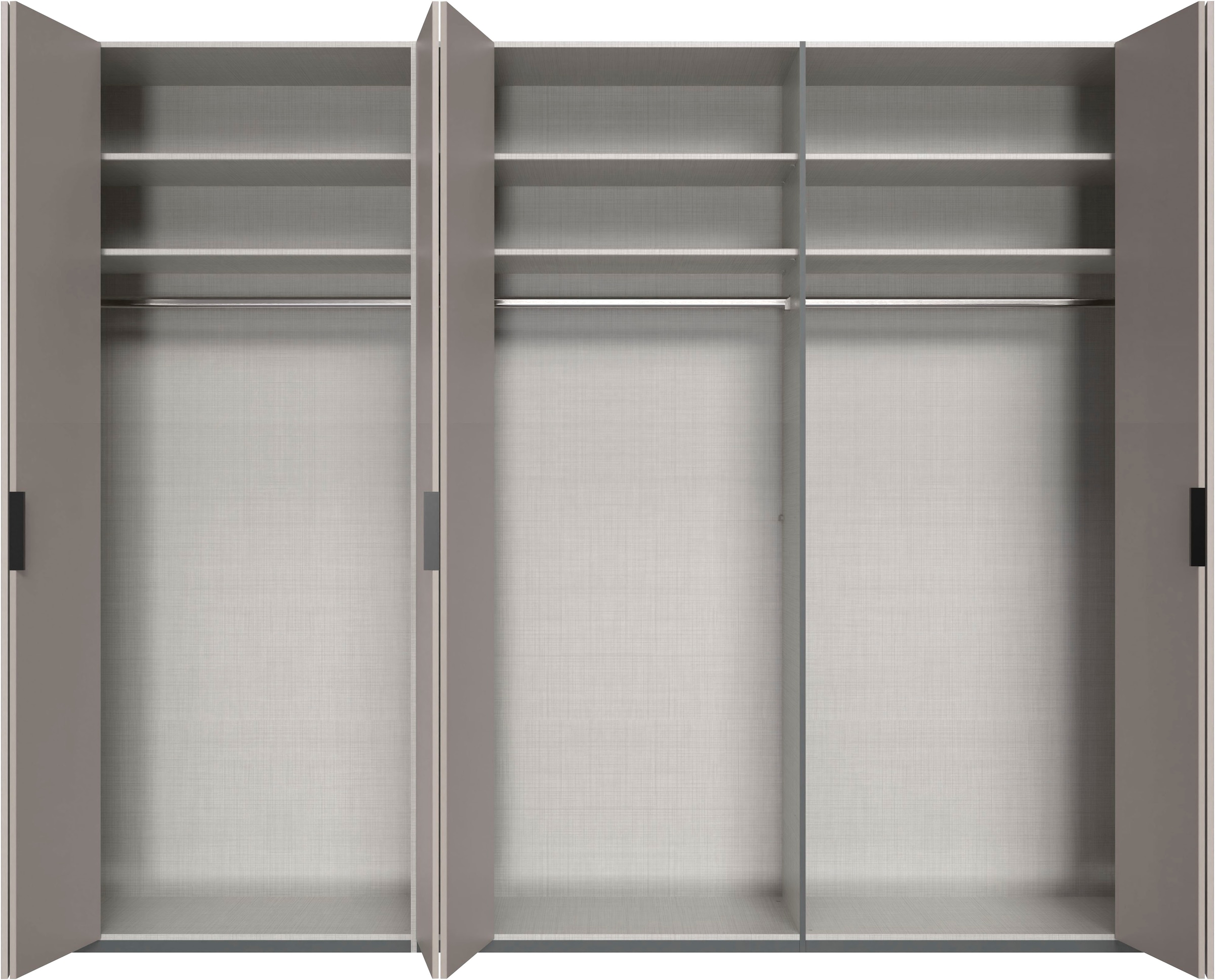 Wimex Kleiderschrank »Oxford by fresh to go, in 3 Breiten, Made in Germany«, (wahlweise mit oder ohne Spiegel), mit hochwertigen Falttüren für den perfekten Überblick