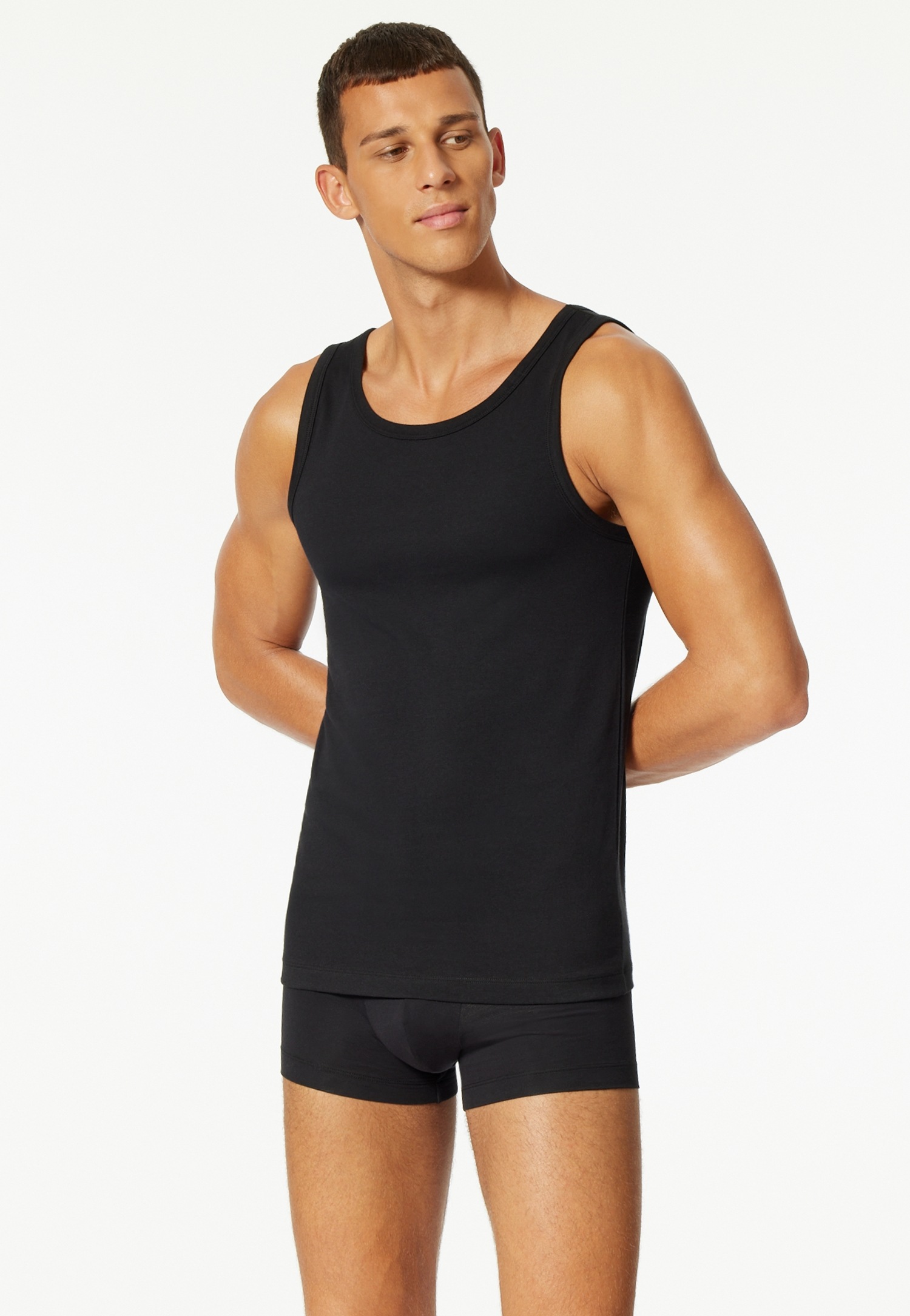 Thumbnail - uncover by SCHIESSER Unterhemd "Uncover Cotton" 2er Pack, Rundhals, elastisch, Cotton-Mix, Multipack