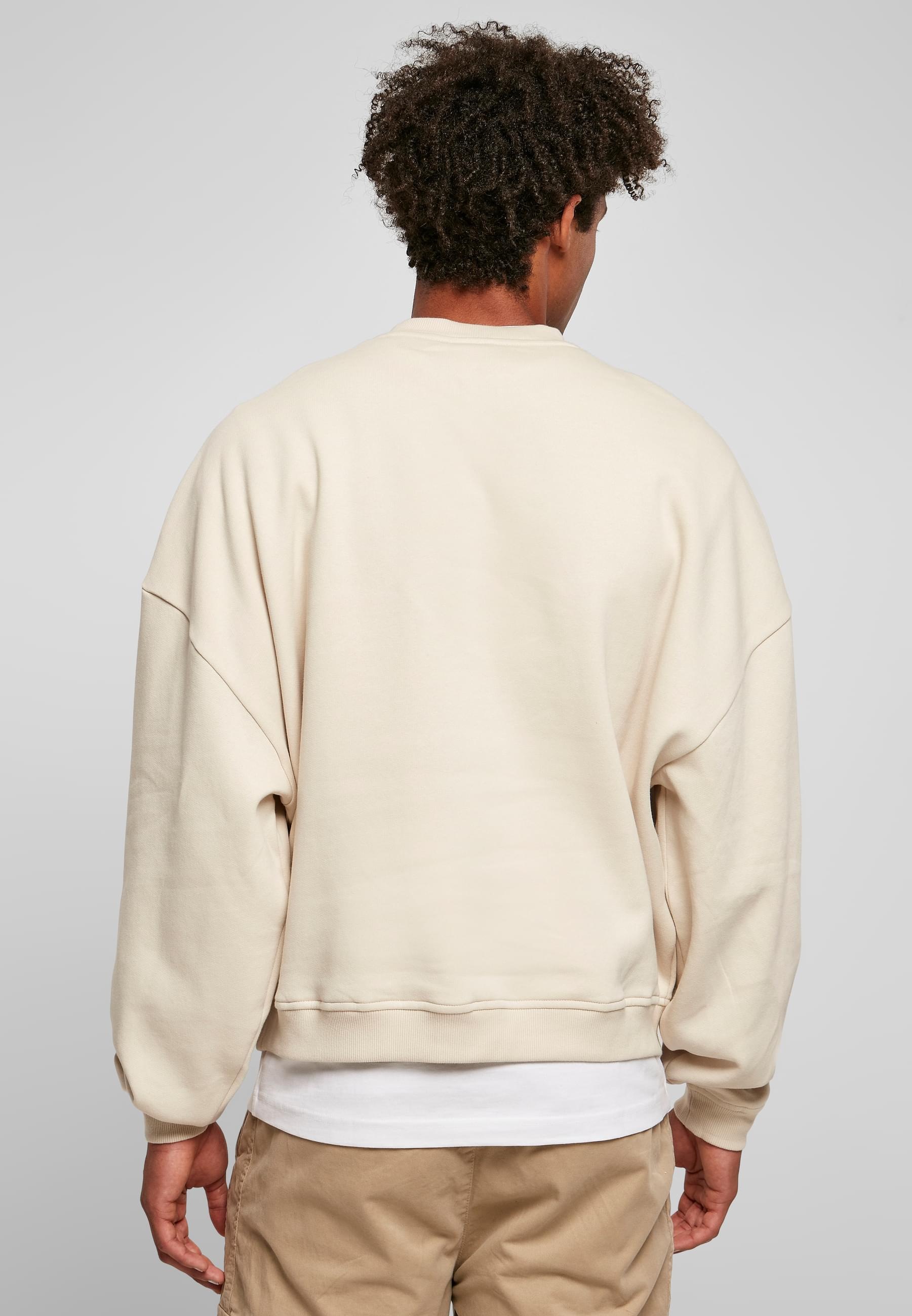 URBAN CLASSICS Rundhalspullover »Urban Classics Herren 80's Crewneck«, (1 tlg.)