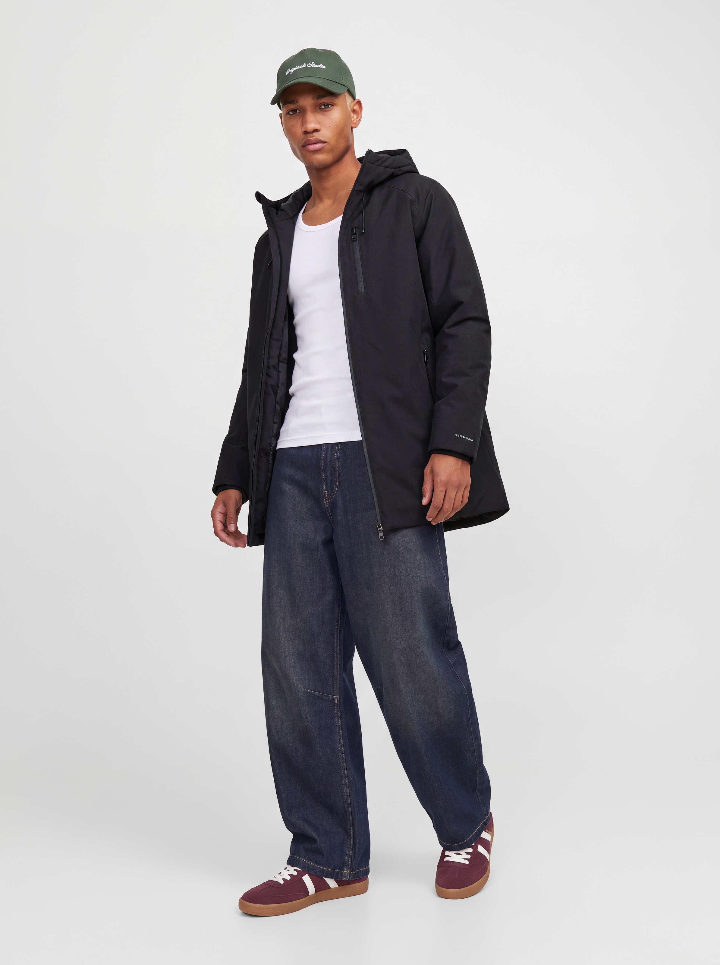 Jack & Jones Parka »JJSAGE PARKA« mit Kapuze Kunstfaser, regular fit