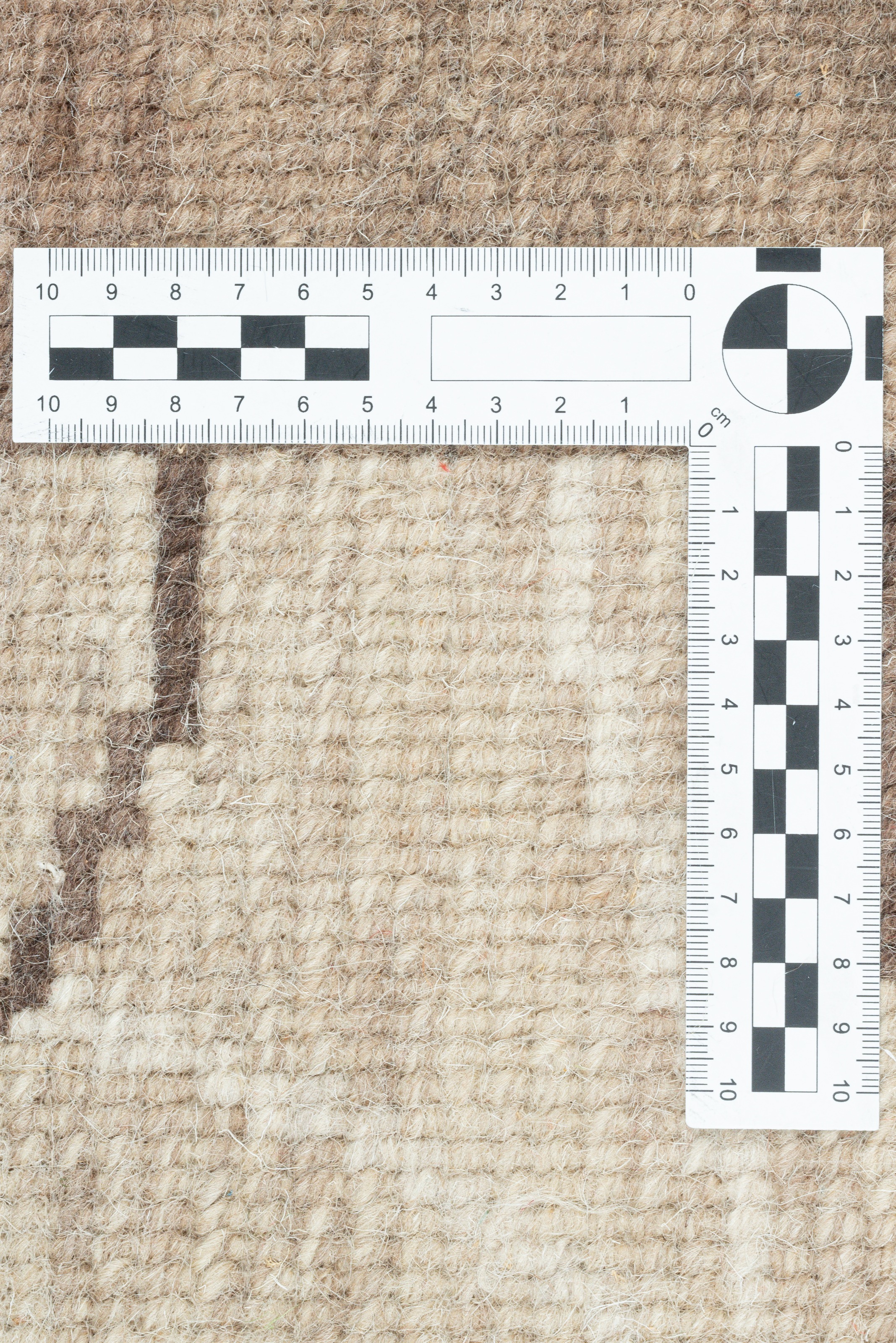 THEKO »Domas 4028, handgeknüpft« rechteckig 12 mm Höhe Kurzflor, reine Wolle, modernes Patchwork Design, Wohnzimmer