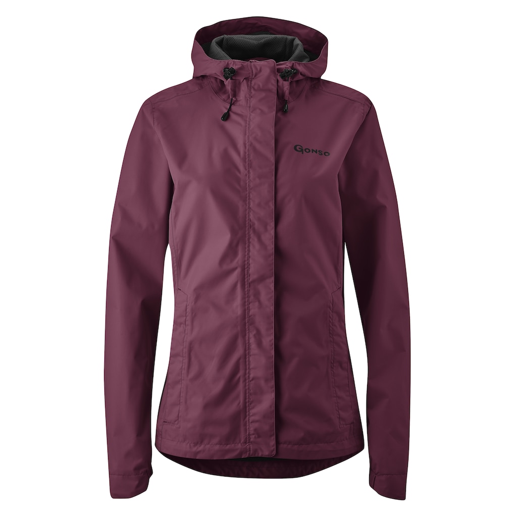 Gonso Fahrradjacke »Sura Light«, Damen Regenjacke wind- und wasserdicht, Radjacke mit Kapuze