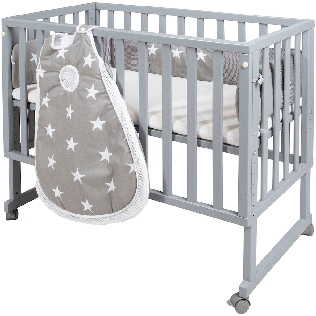 roba® Stubenbett »safe asleep® 3-in-1 Little Stars«, (4 tlg.)