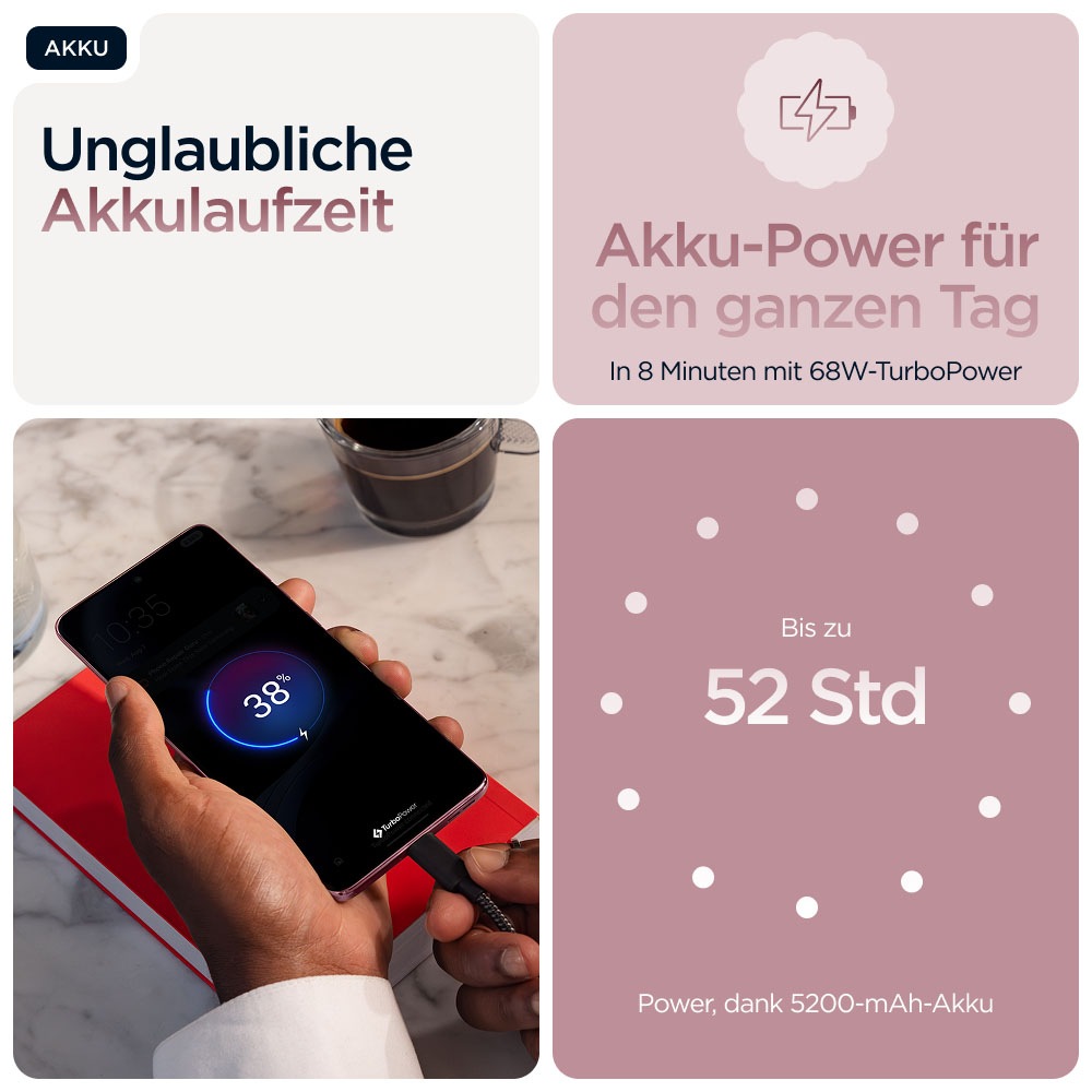 Motorola Smartphone »Edge 60 Fusion 256GB«, Zephyr