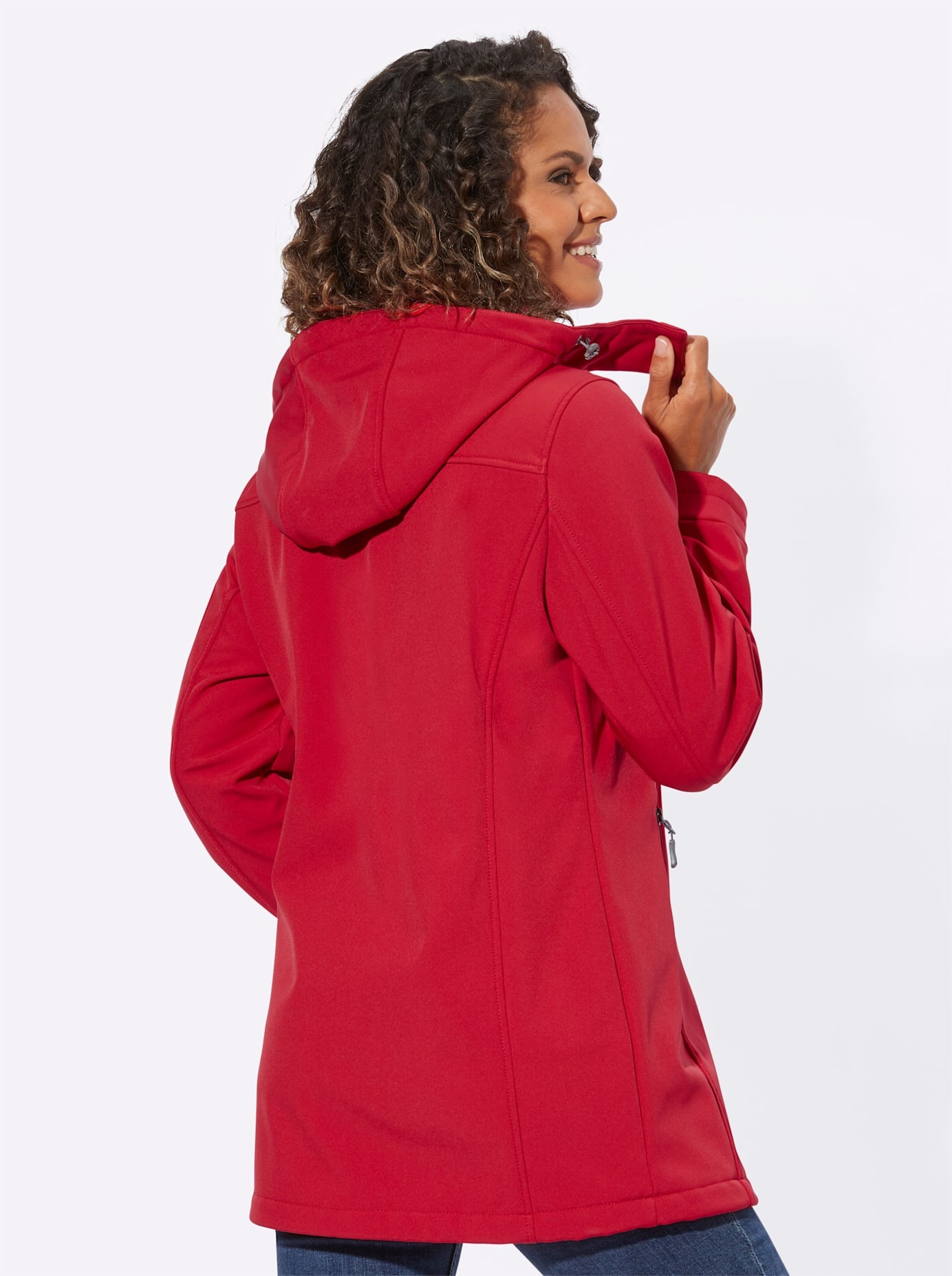 Casual Looks Softshelljacke, mit Kapuze