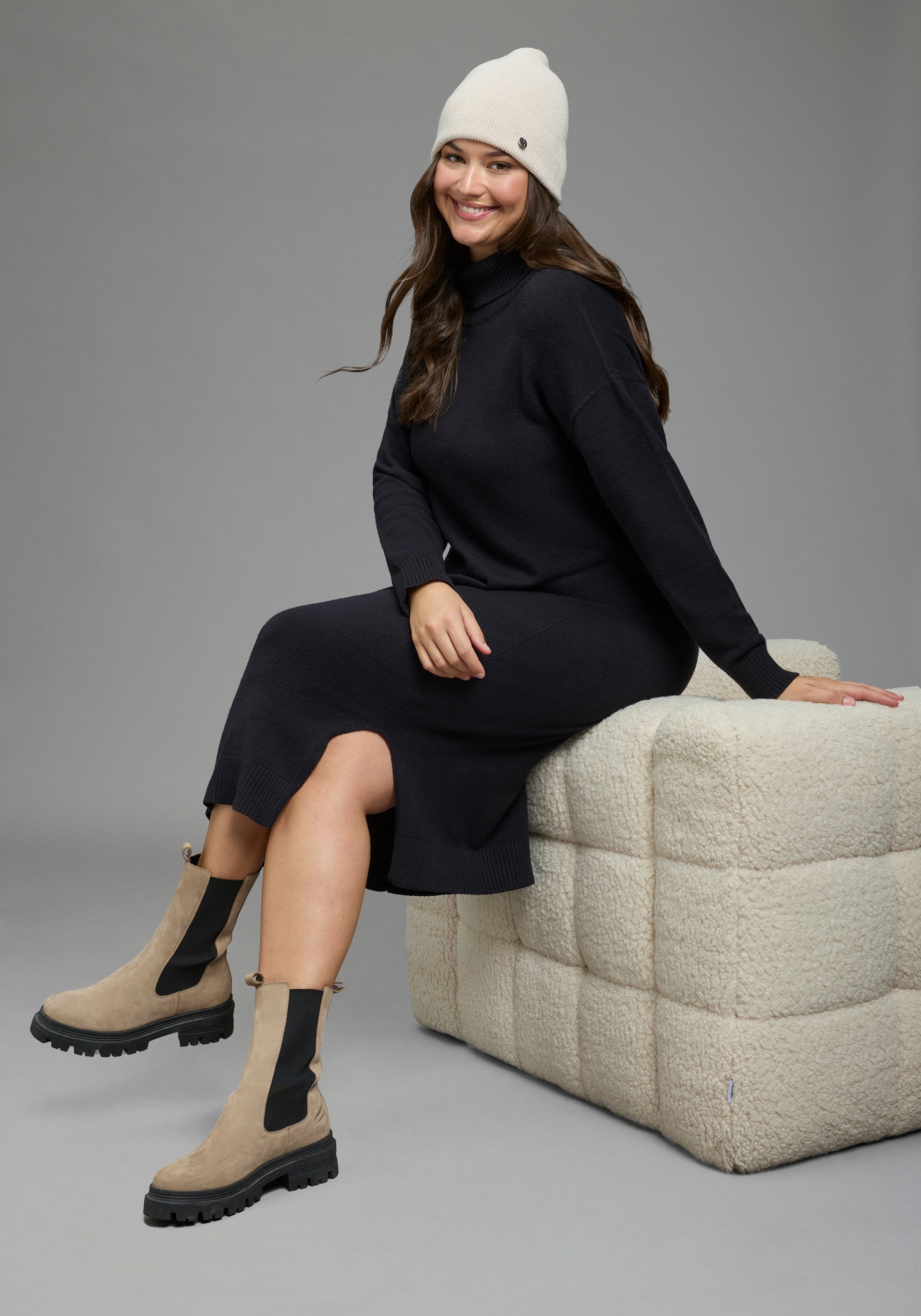 Laura Scott CURVE Strickkleid »Große Größen« auch in großen Größen