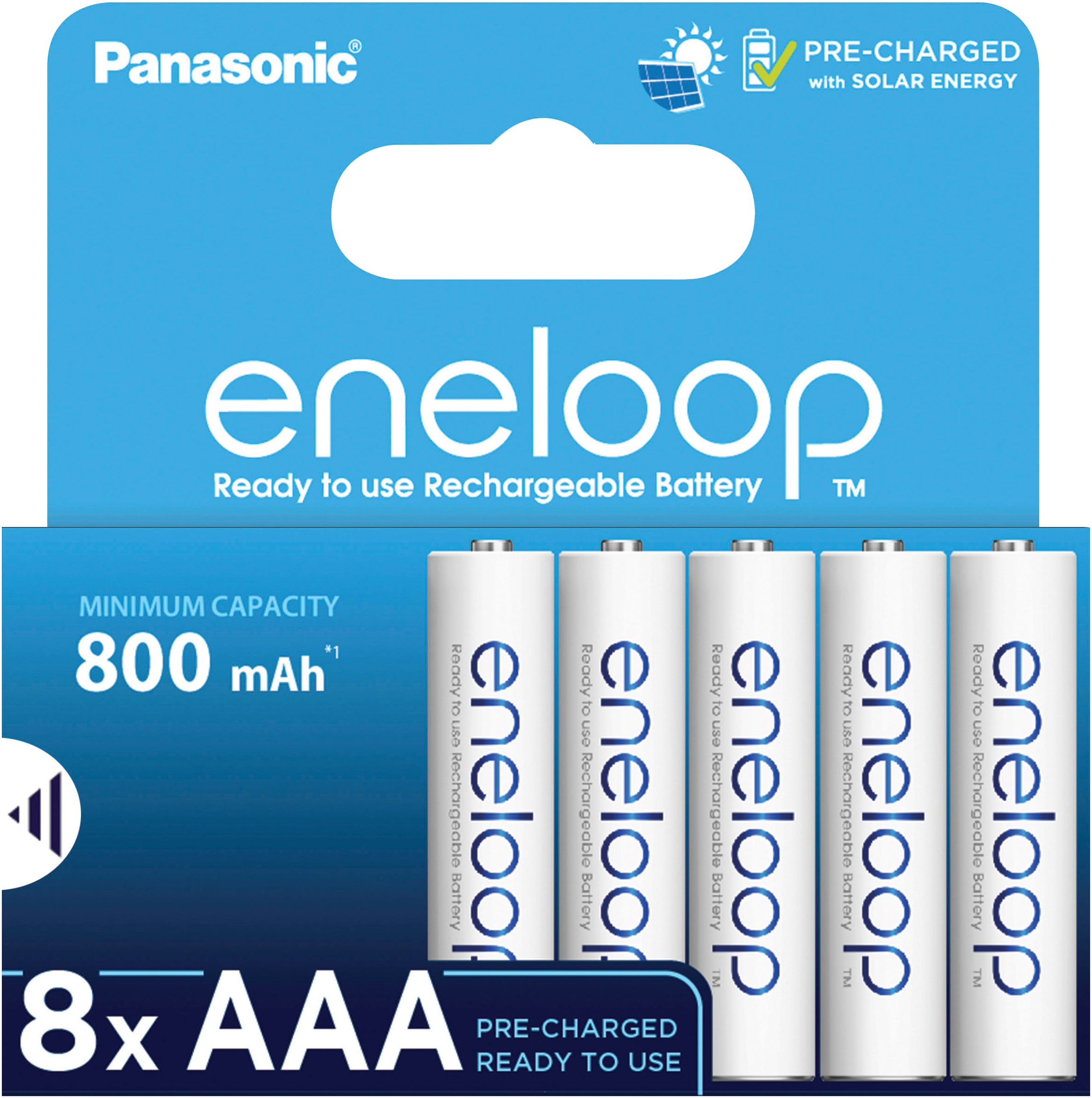 Akku »Eneloop Micro/AAA/HR03«, Micro, 1.2V/800mAh