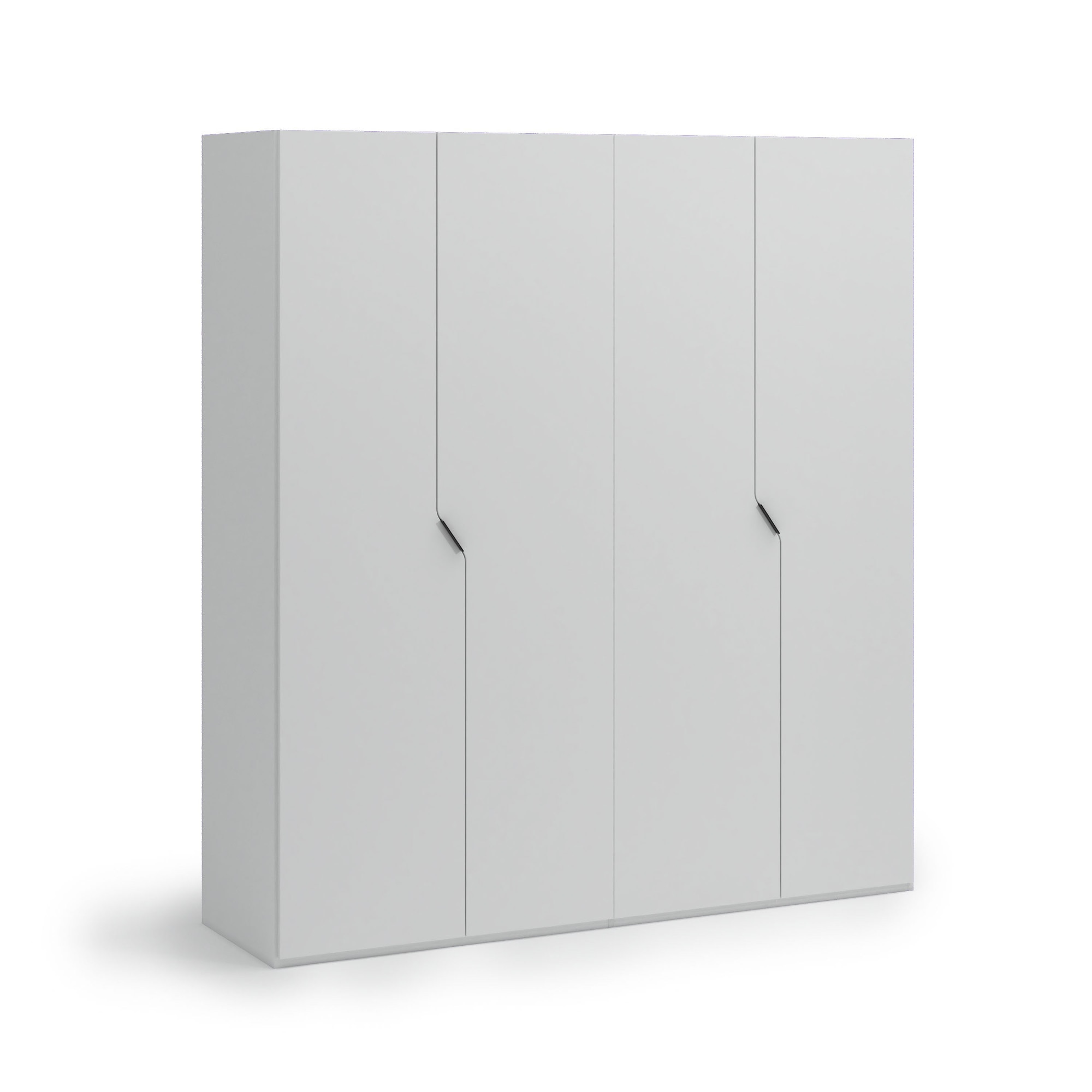 Home affaire Kleiderschrank "AMETISTA, Drehtürenschrank, designgeformten Fr günstig online kaufen